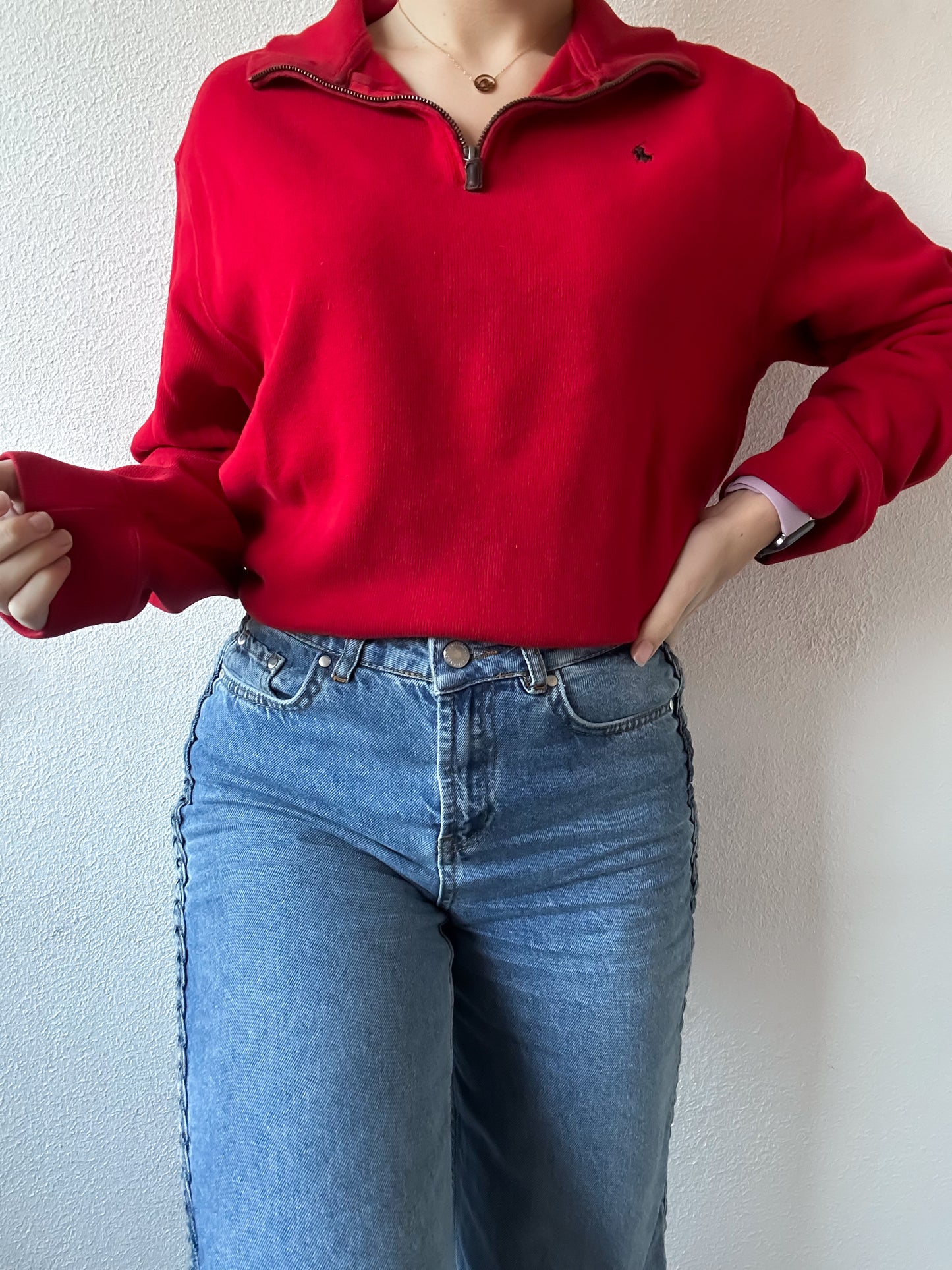 Ralph Lauren zip sweater L