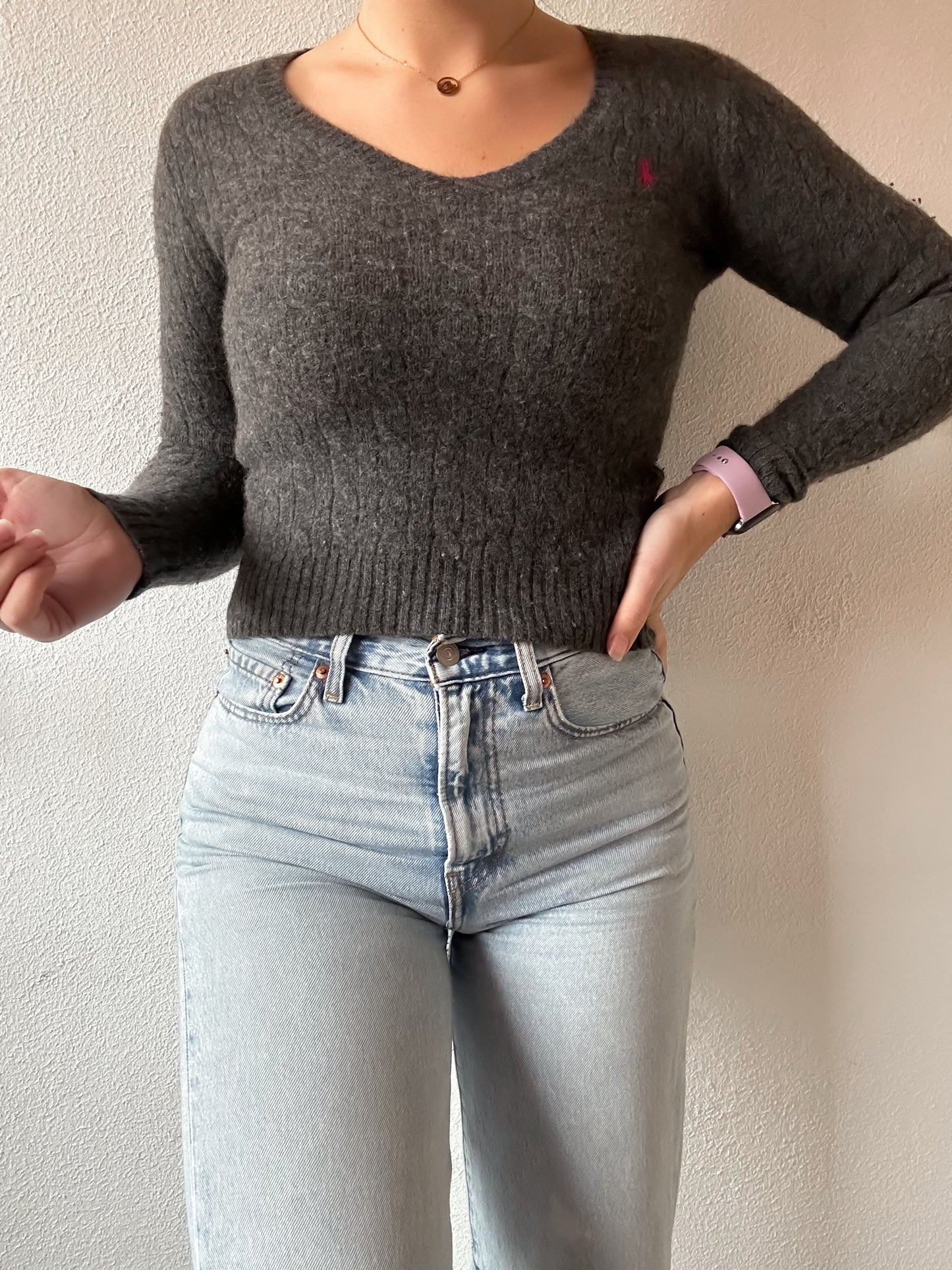 Ralph Lauren cable knit XS