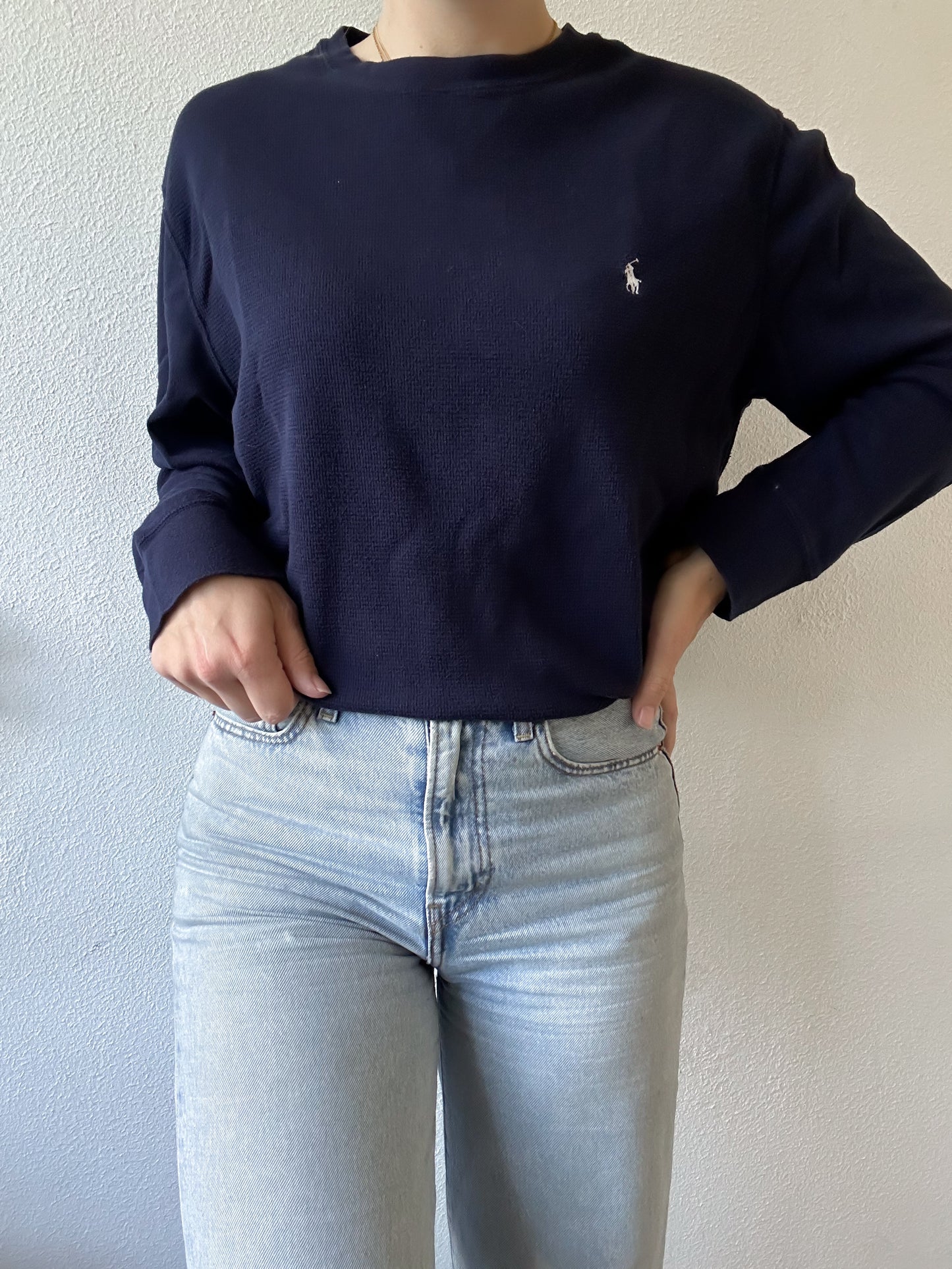 Ralph Lauren waffle knit XL