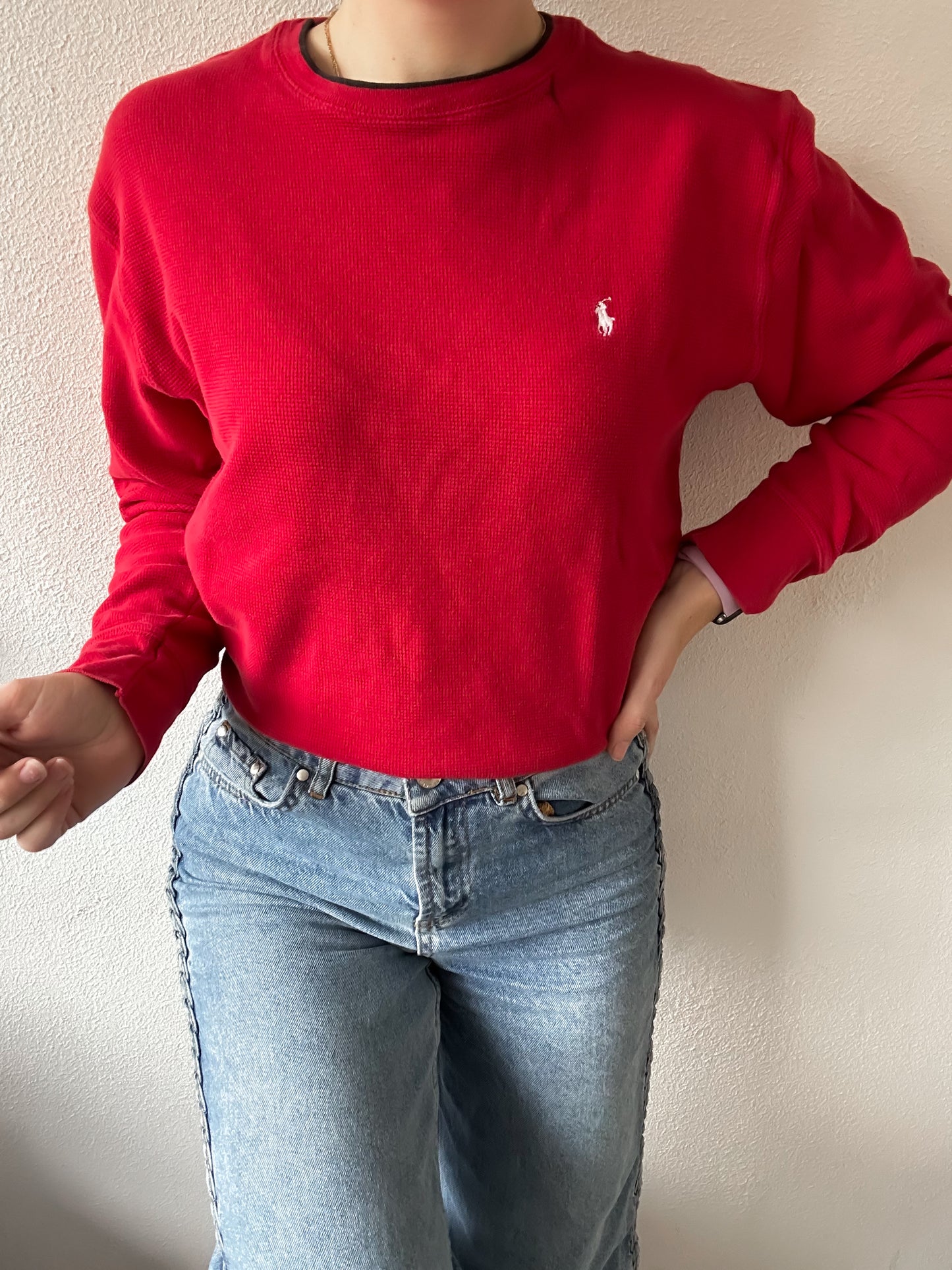 Ralph Lauren waffle knit L