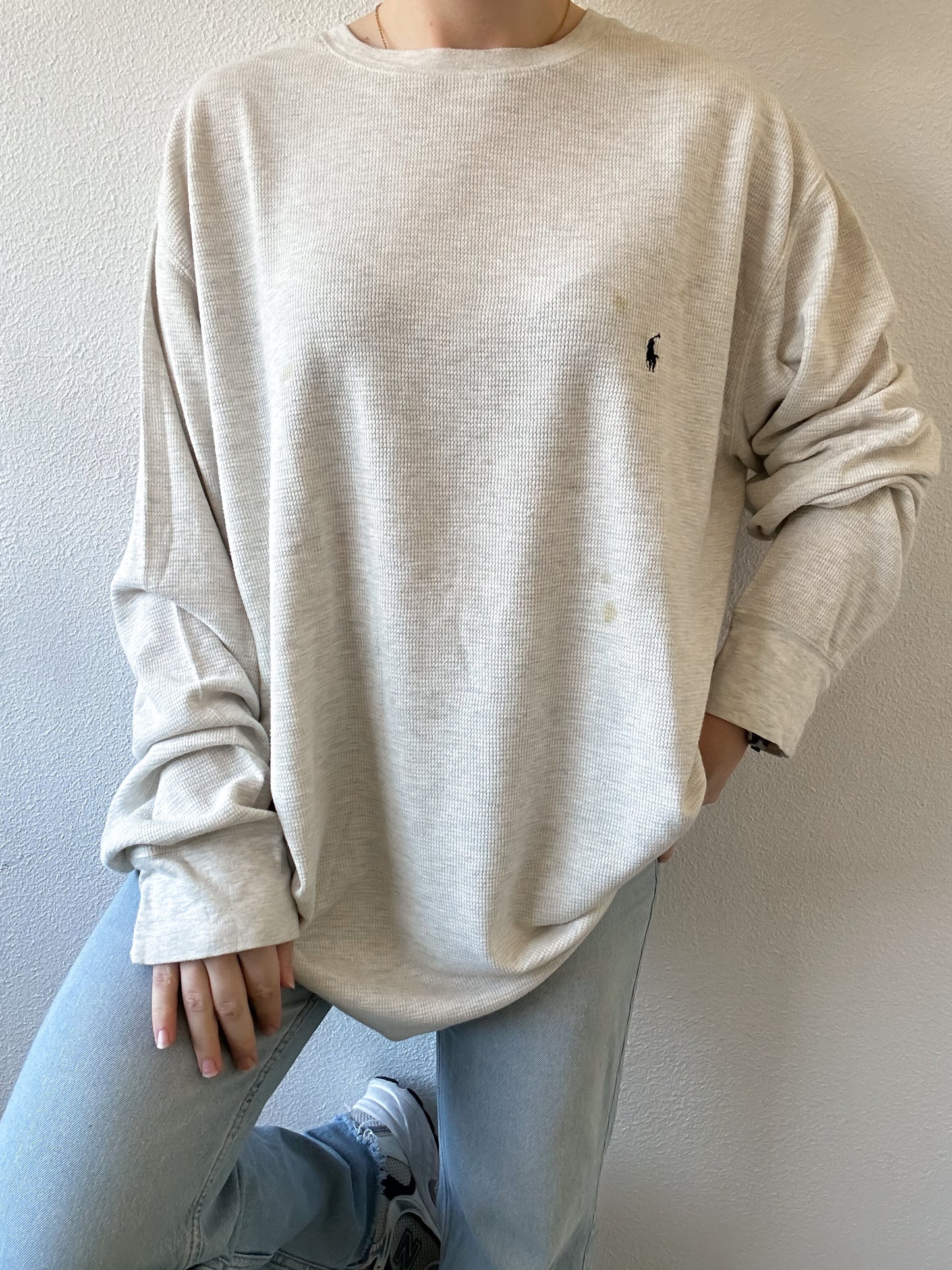 Ralph Lauren waffle knit XL