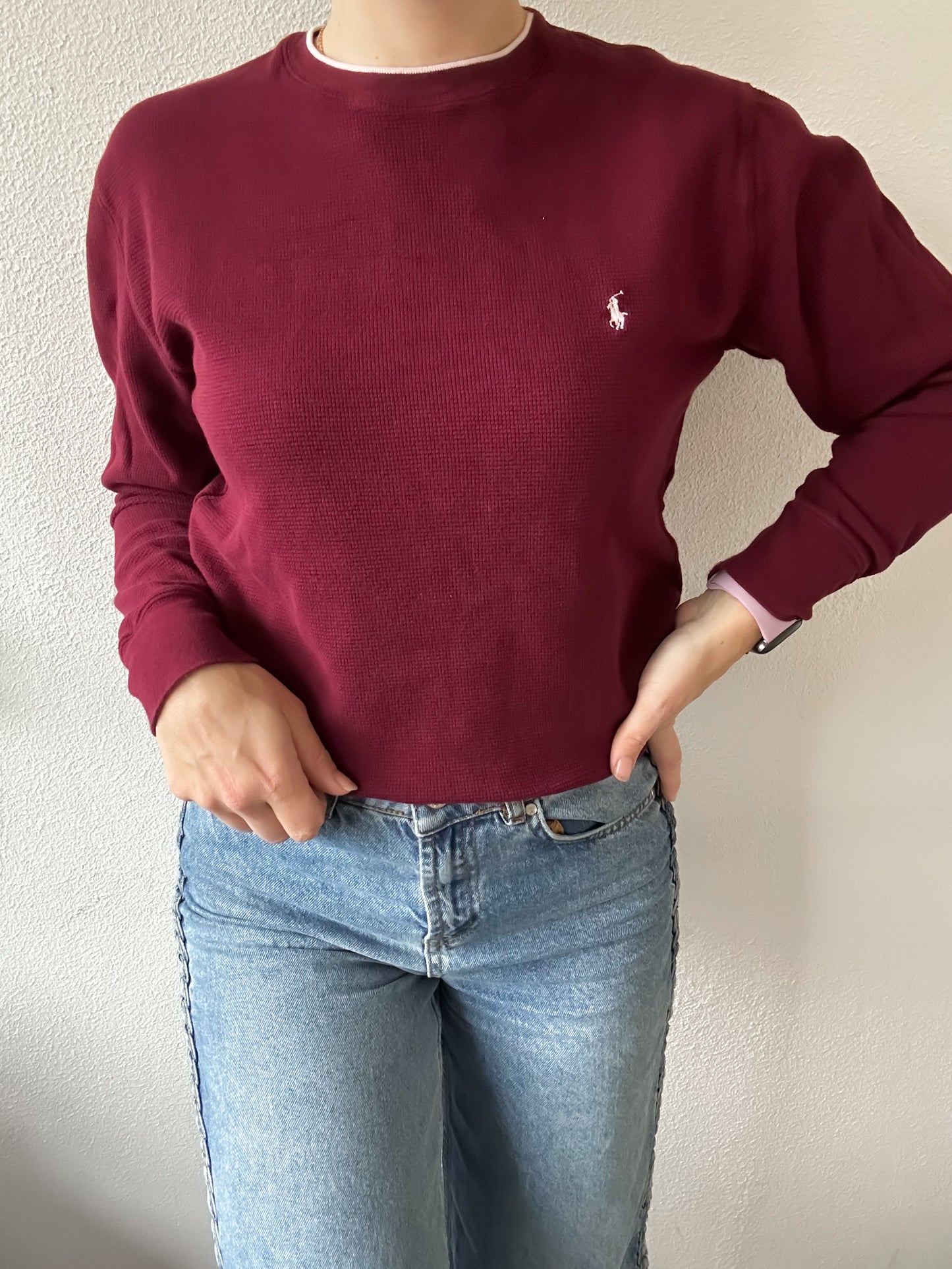 Ralph Lauren waffle knit S