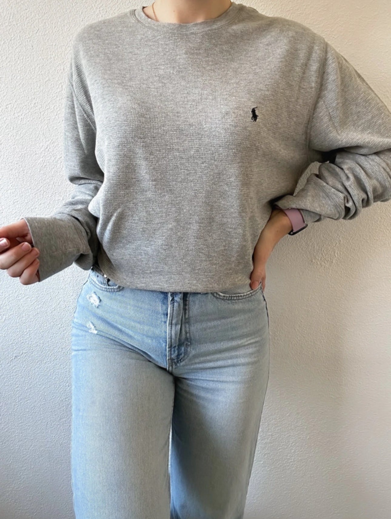 Ralph Lauren waffle knit XL