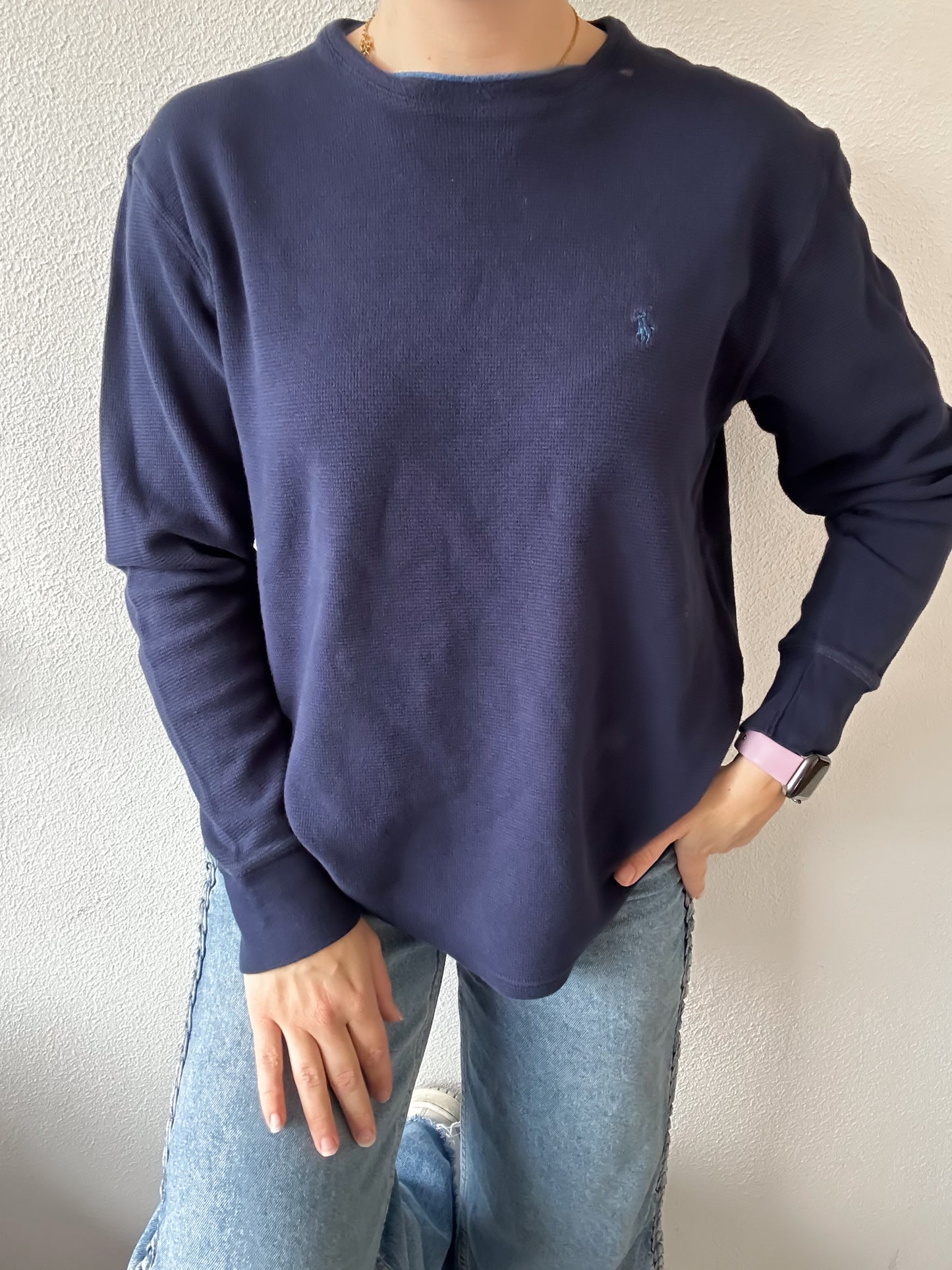 Ralph Lauren waffle knit L
