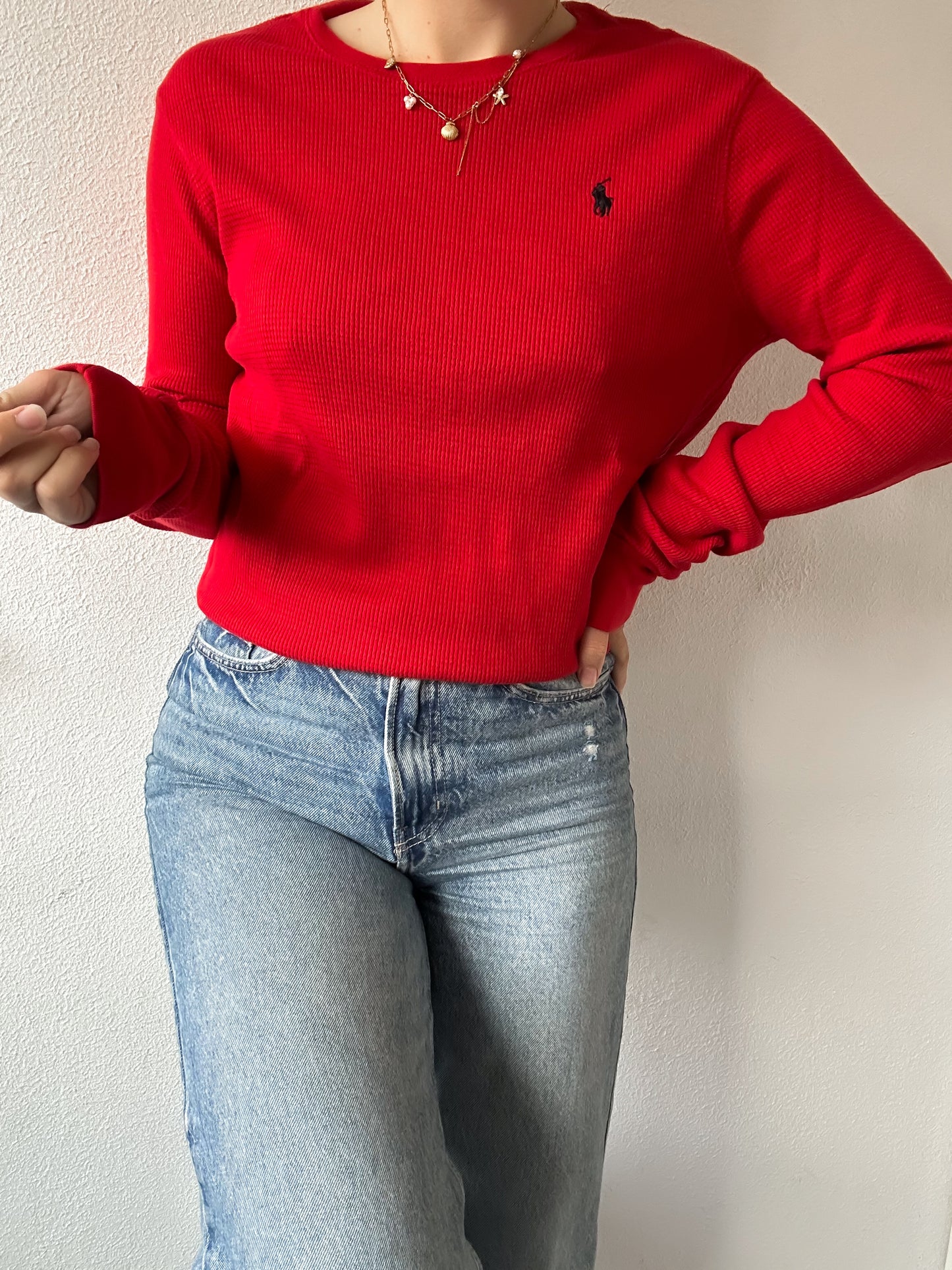 Ralph Lauren waffle knit L