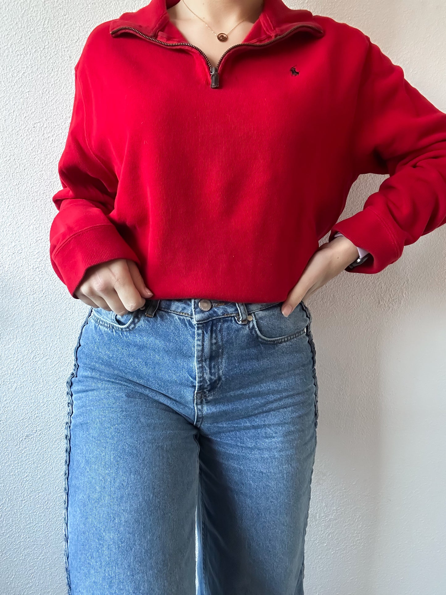 Ralph Lauren zip sweater L