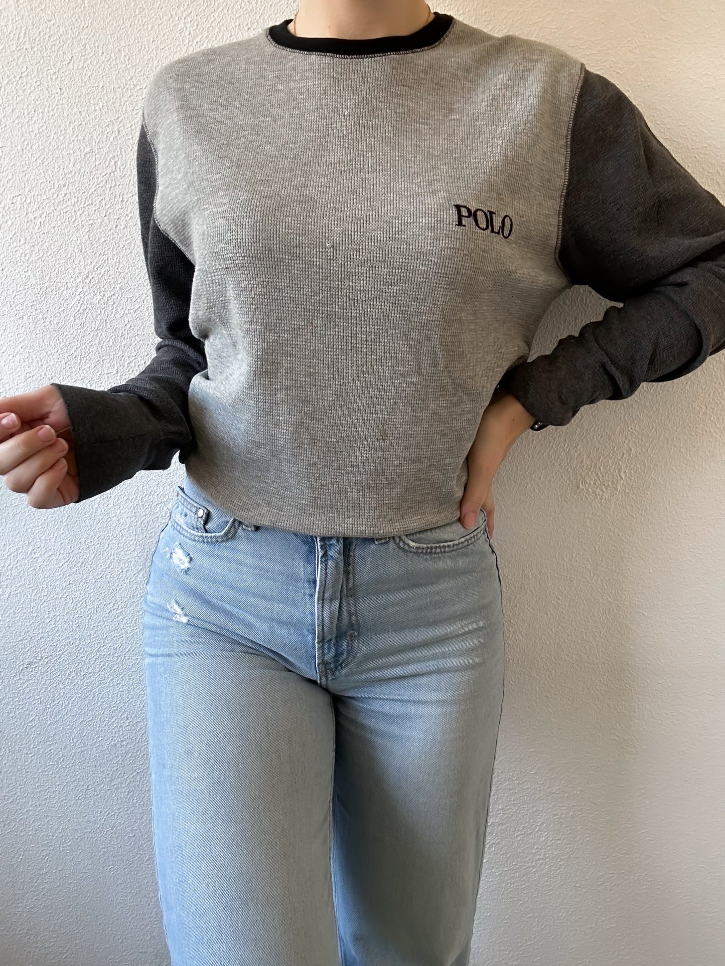 Ralph Lauren waffle knit L