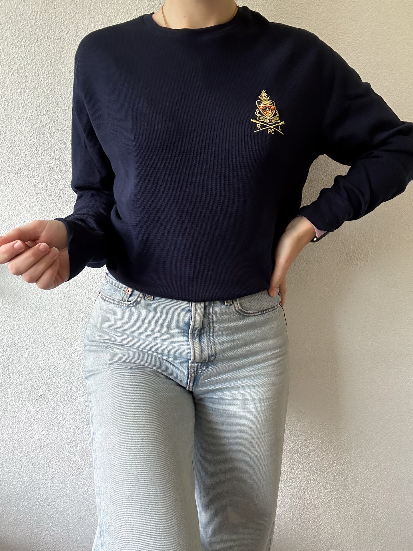 Ralph Lauren waffle knit L