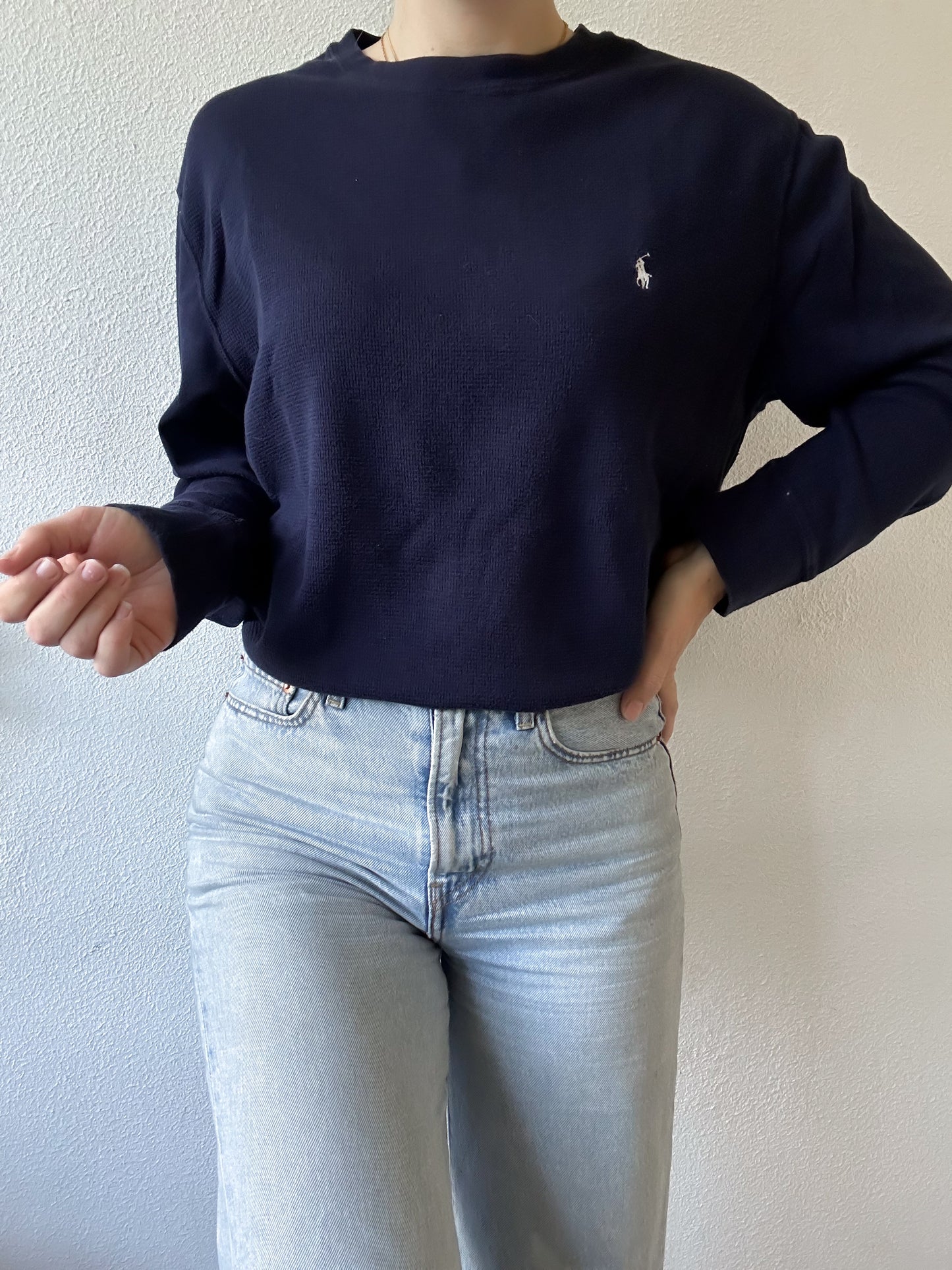 Ralph Lauren waffle knit XL