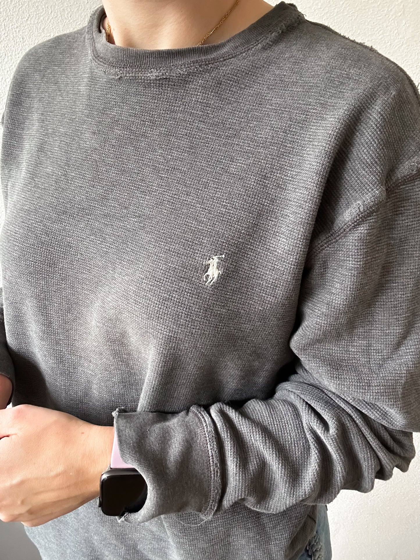 Ralph Lauren waffle knit XL