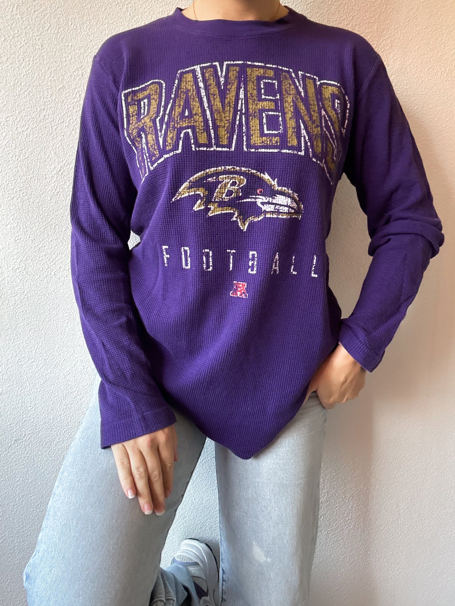 NFL Ravens waffle knit XL