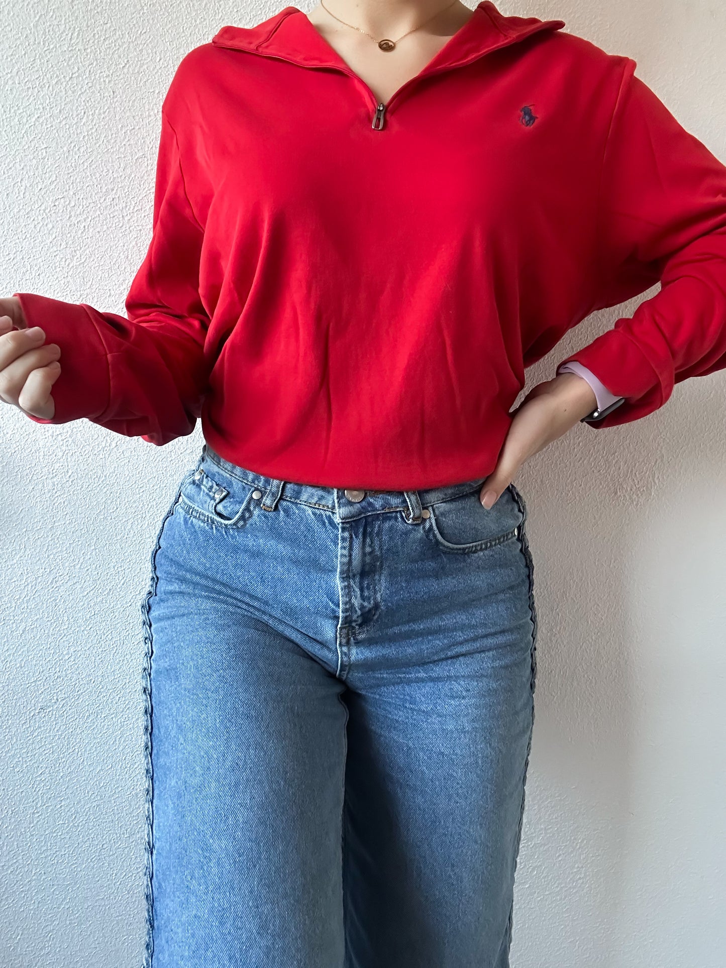 Ralph Lauren zip sweater L