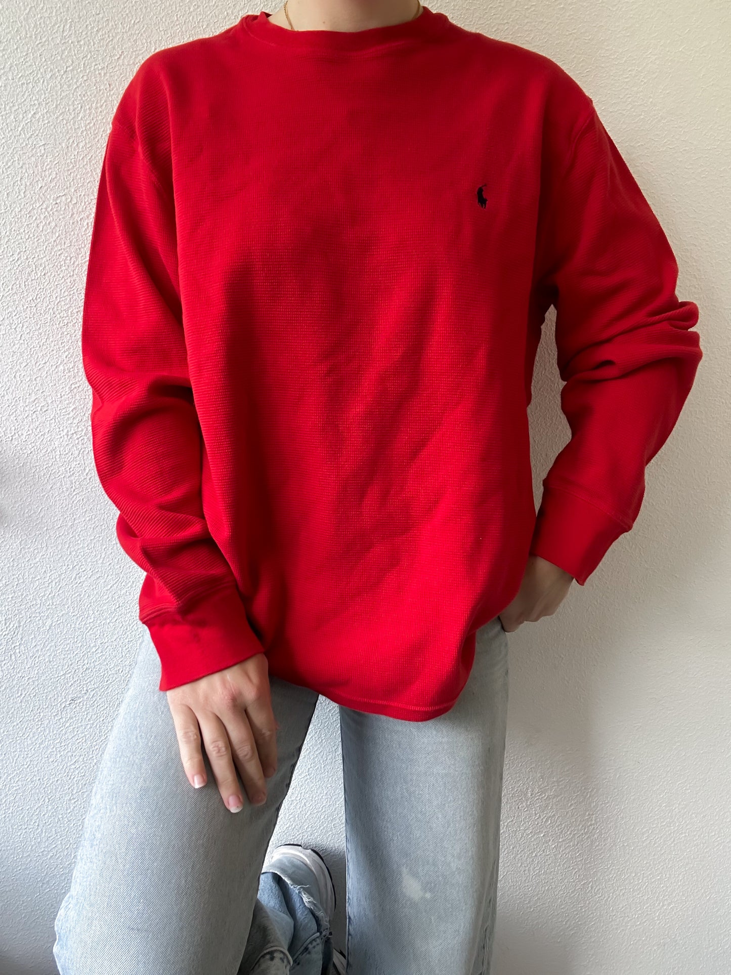 Ralph Lauren waffle knit XL
