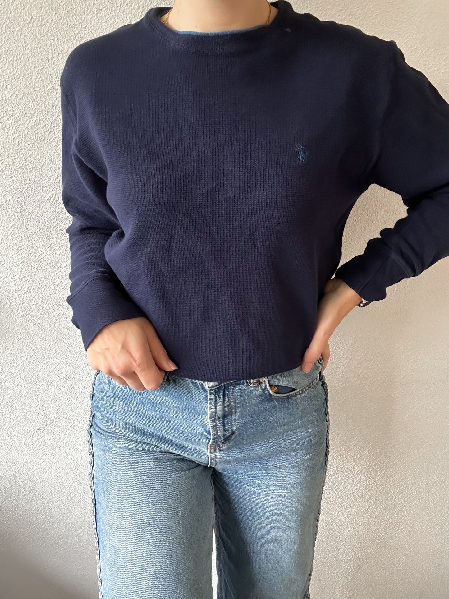 Ralph Lauren waffle knit L