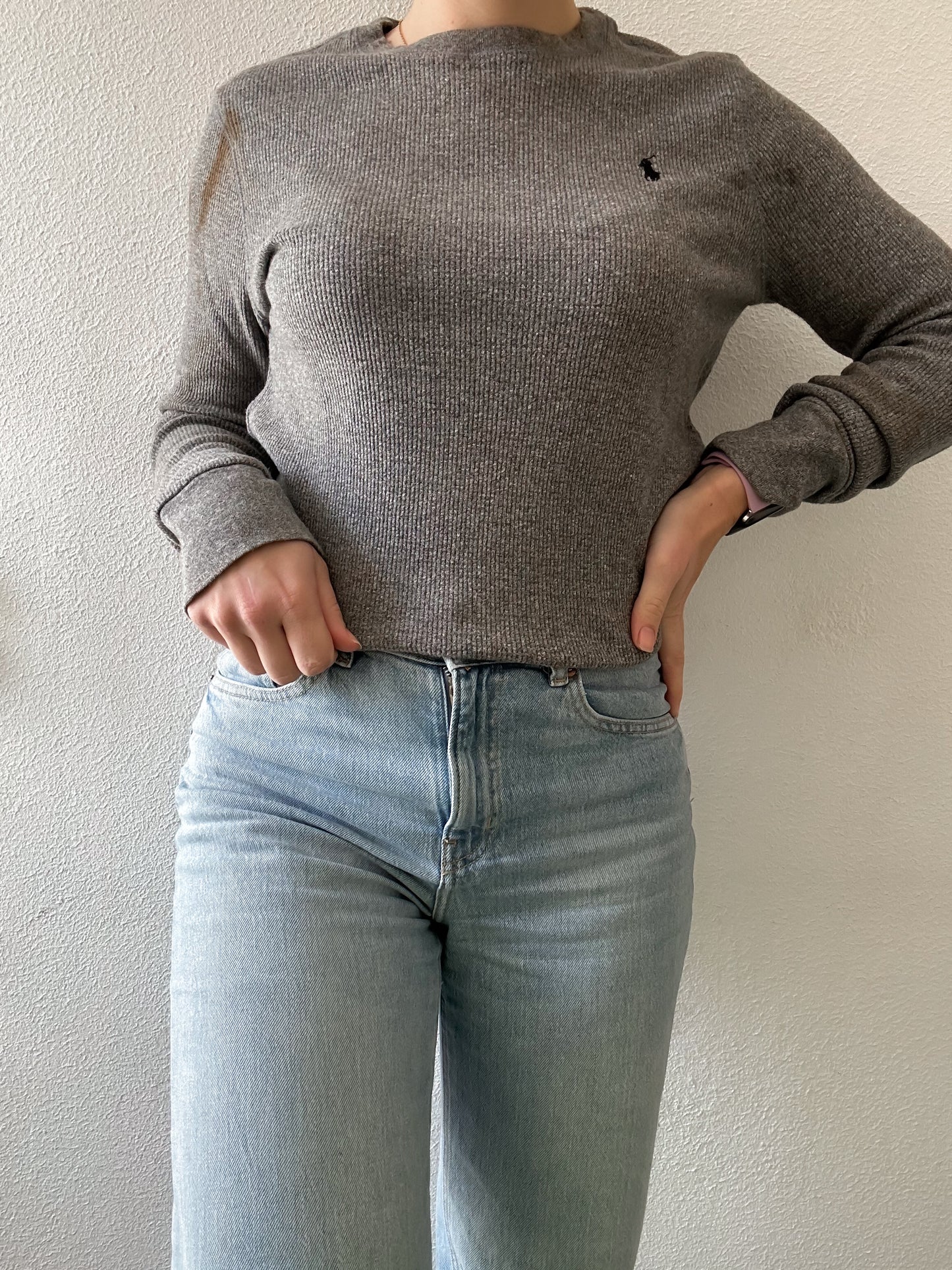Ralph Lauren waffle knit S