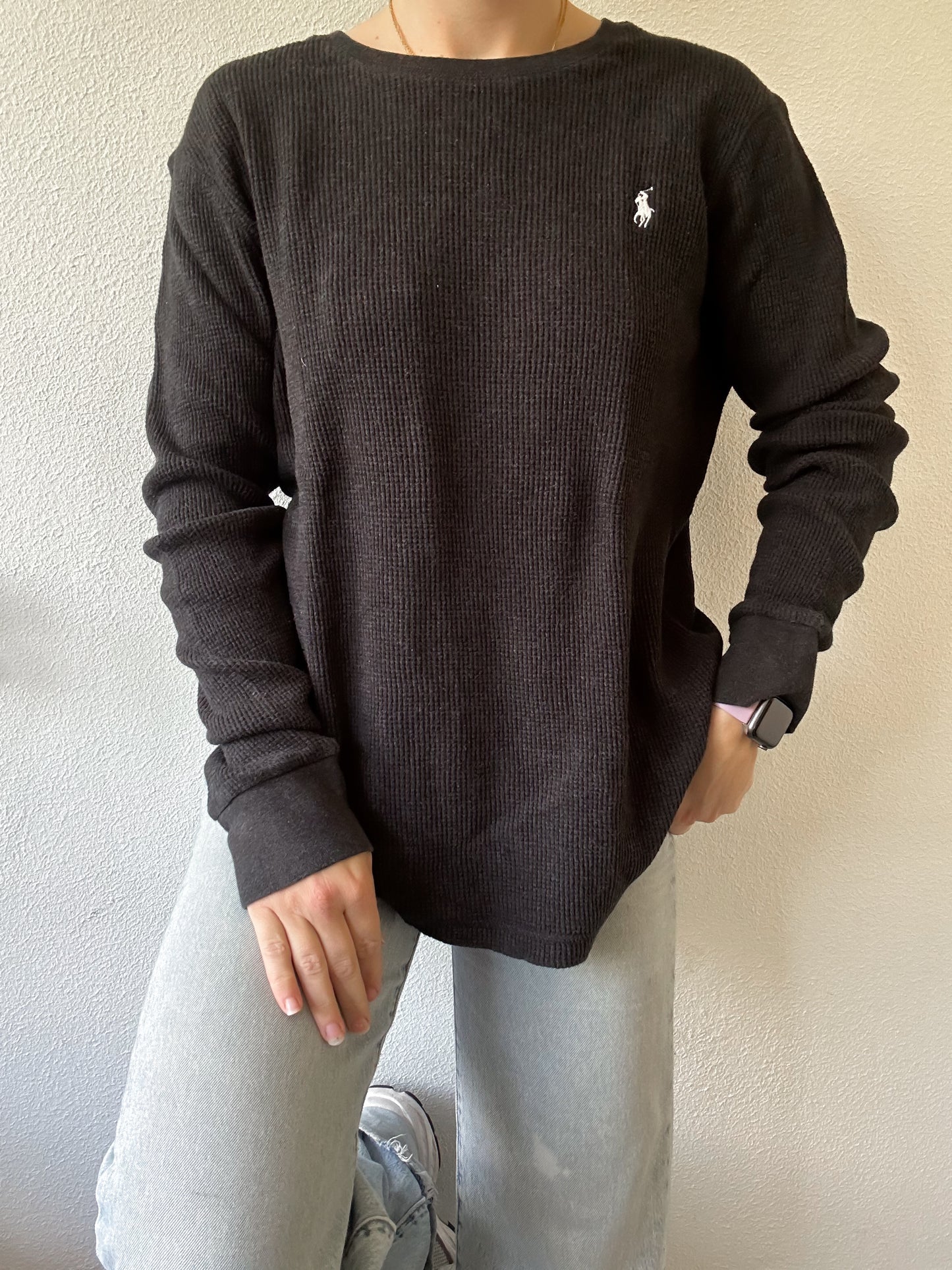 Ralph Lauren waffle knit L