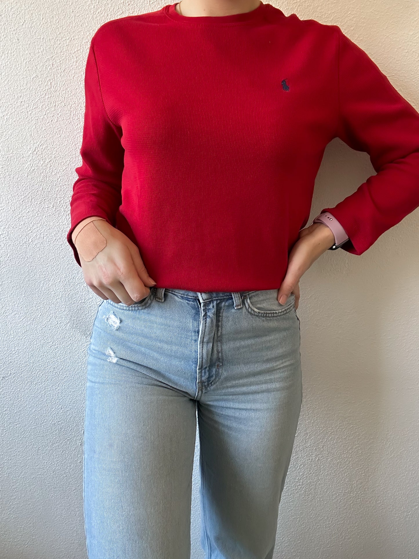 Ralph Lauren waffle knit S