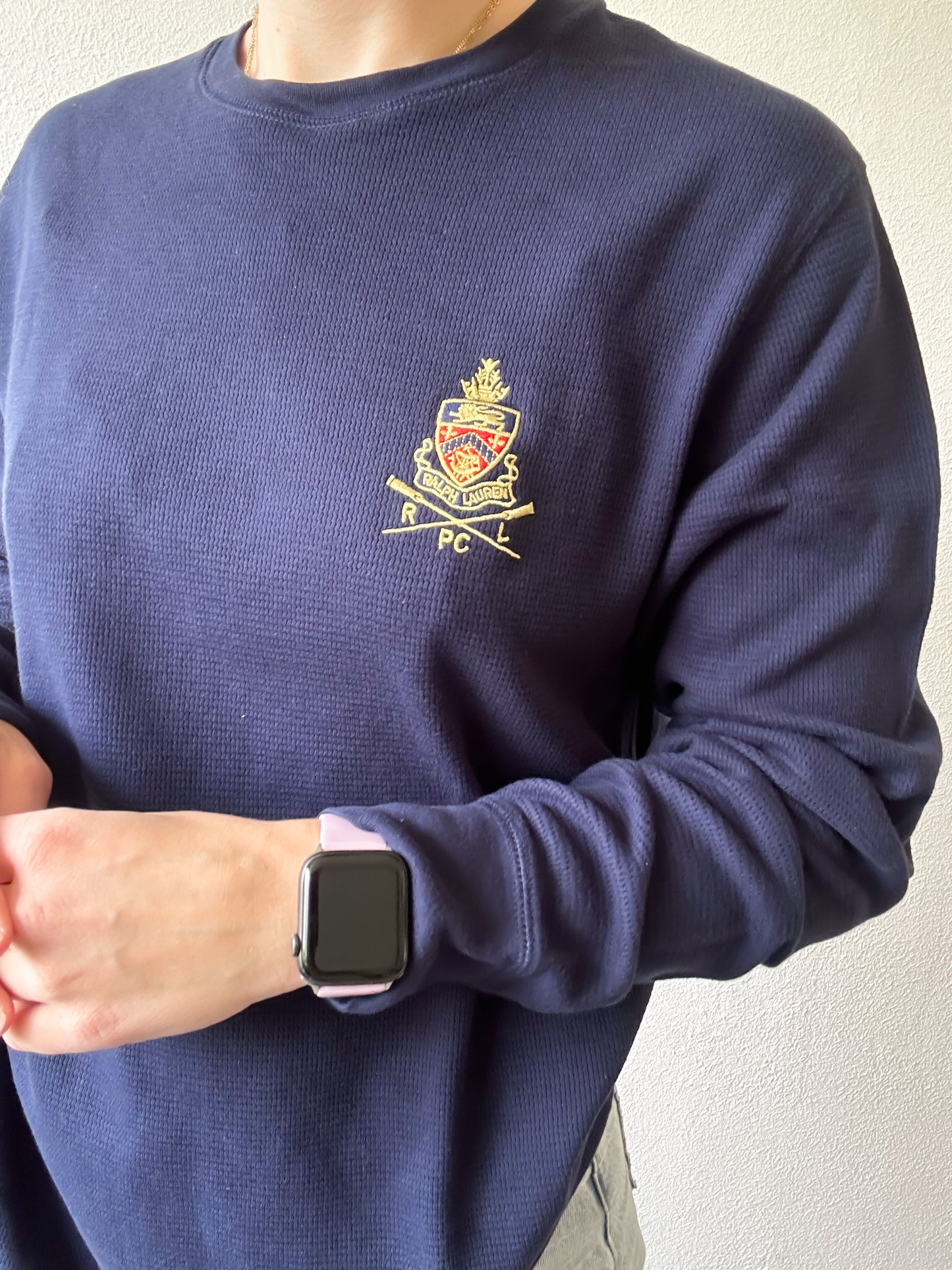 Ralph Lauren waffle knit L