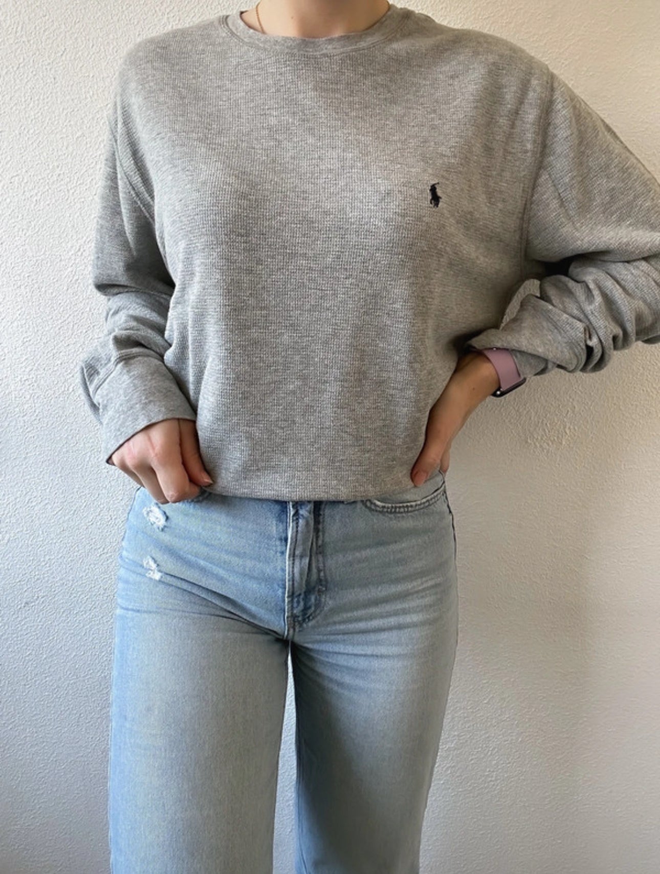 Ralph Lauren waffle knit XL