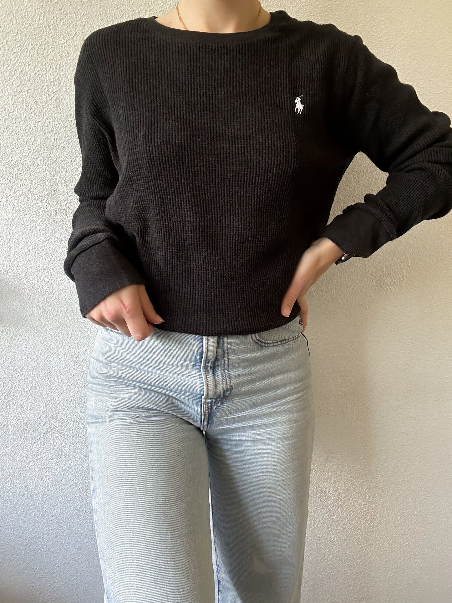 Ralph Lauren waffle knit L