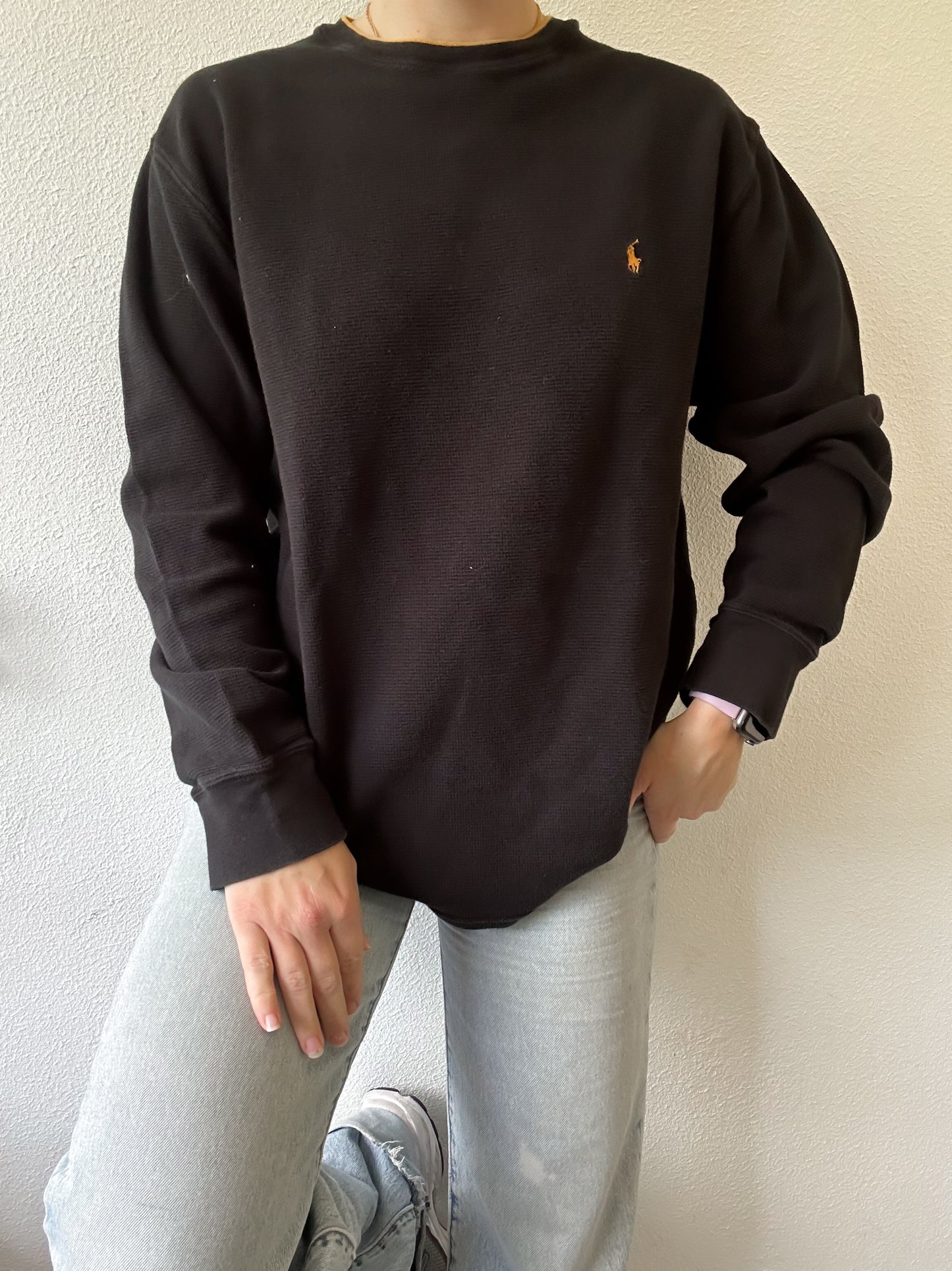 Ralph Lauren waffle knit XL