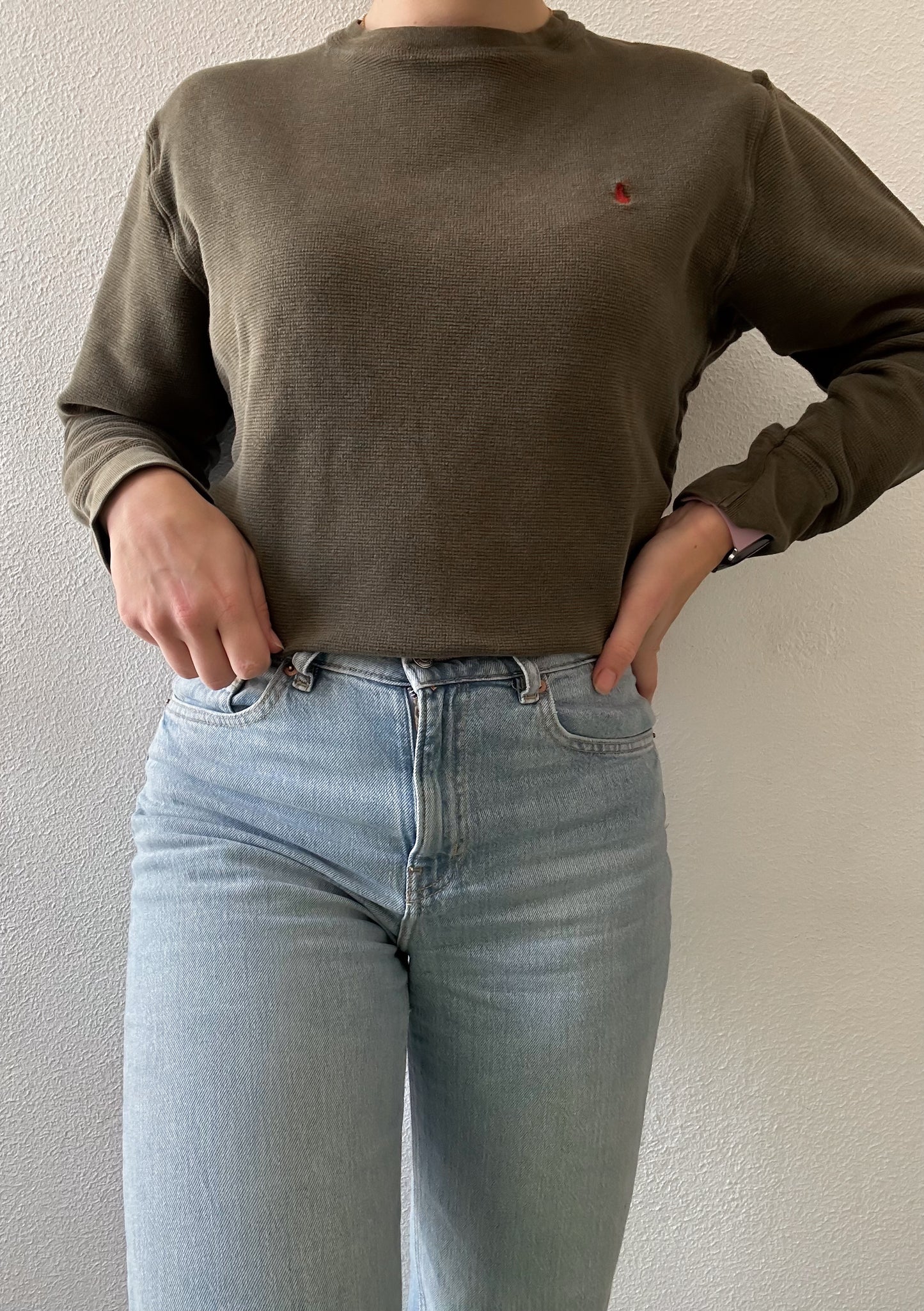 Ralph Lauren waffle knit S