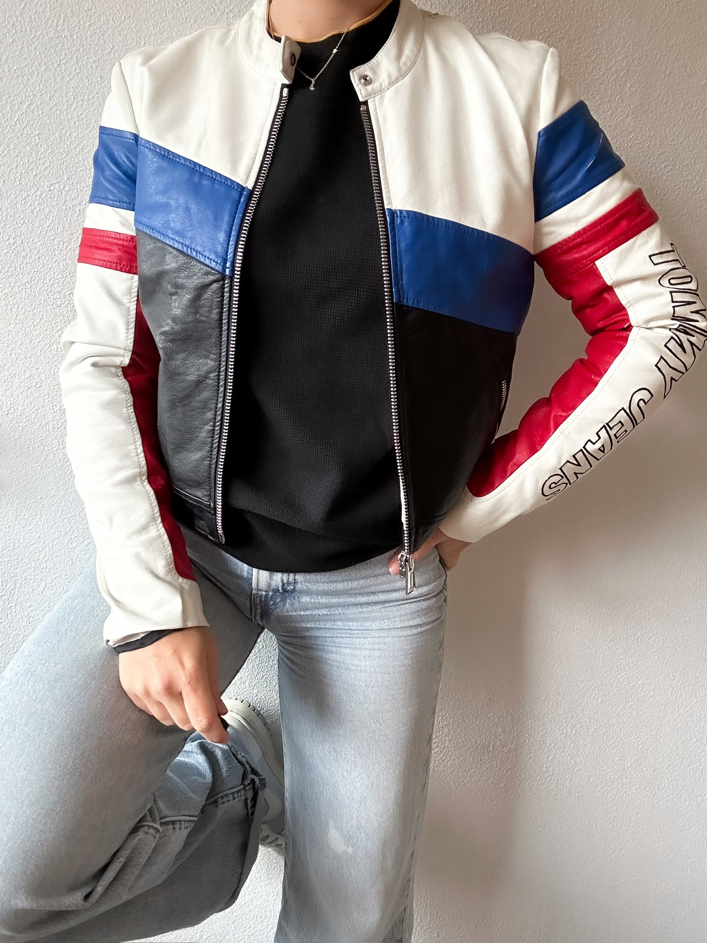 Tommy Hilfiger leather jacket S
