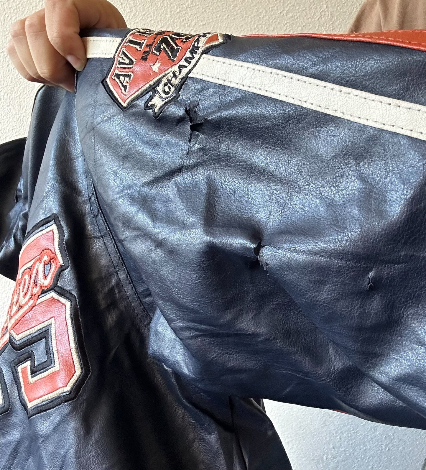 Avirex leather jacket XS