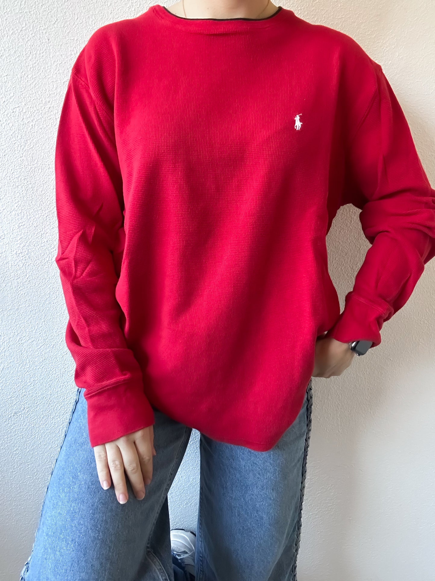 Ralph Lauren waffle knit XL