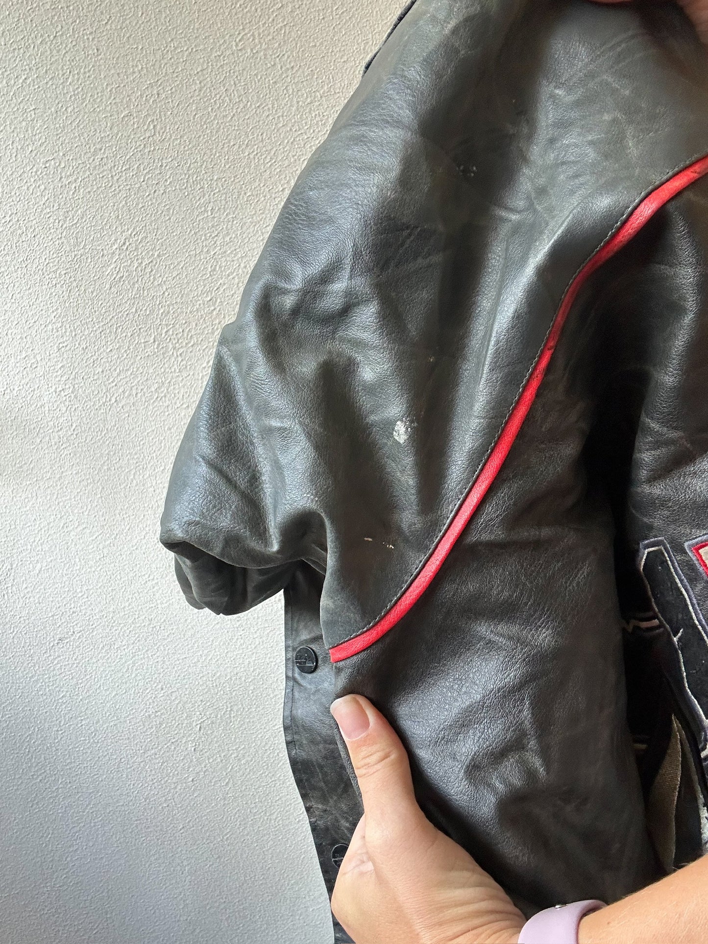 First Down leather jacket L
