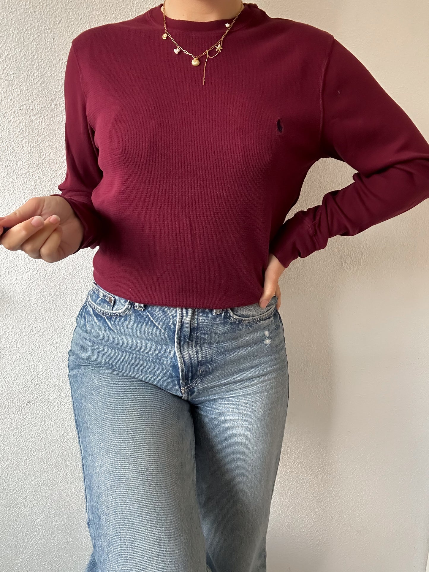 Ralph Lauren waffle knit M