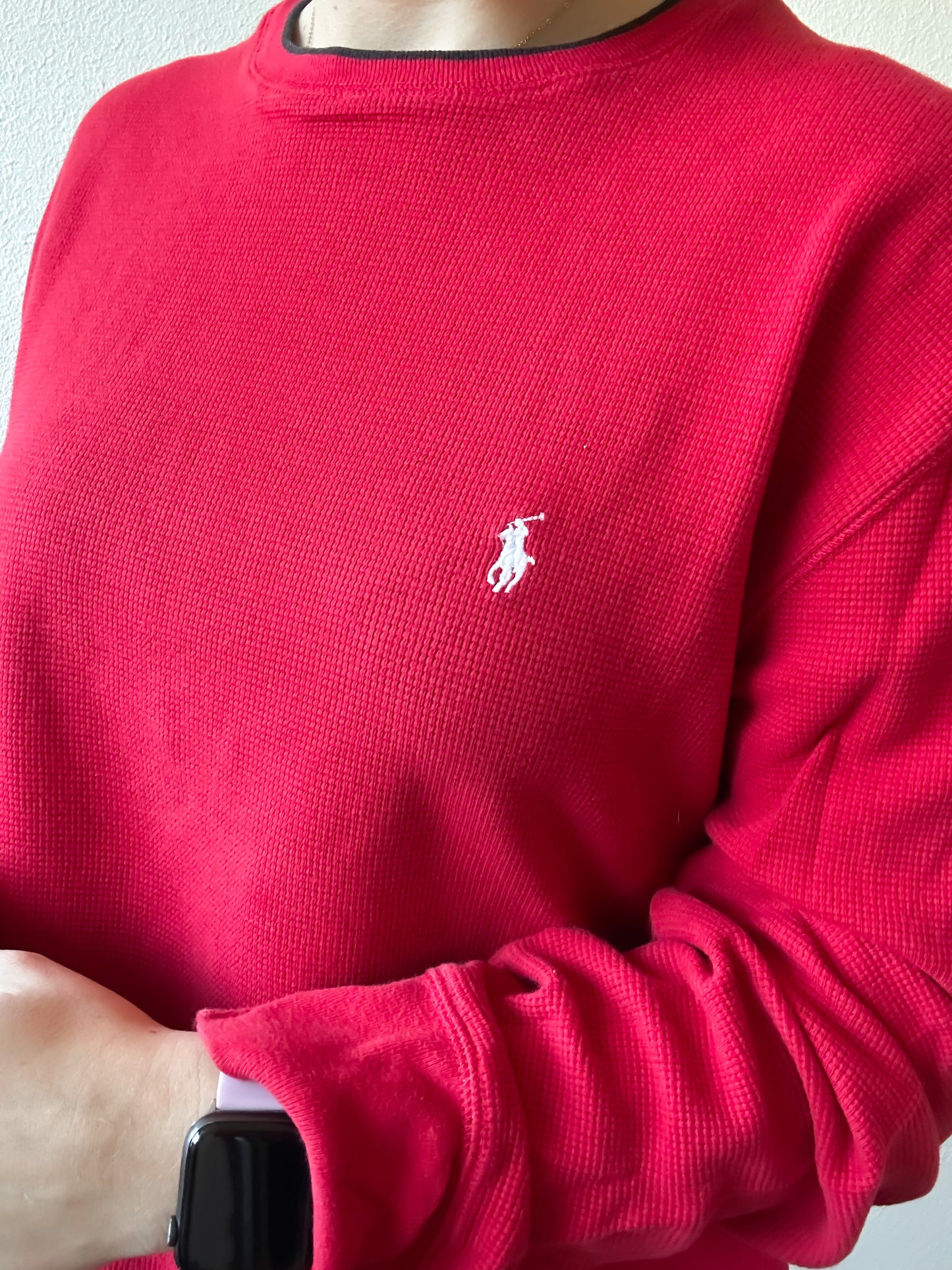 Ralph Lauren waffle knit XL