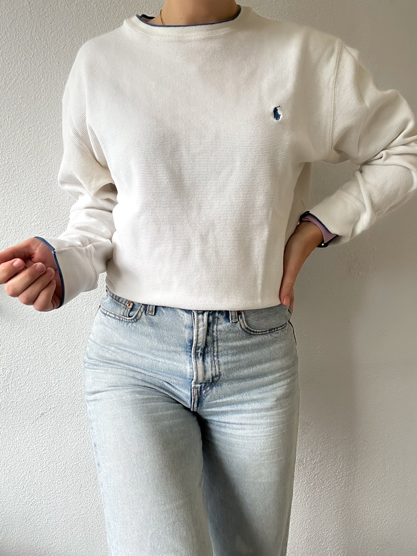 Ralph Lauren waffle knit XL
