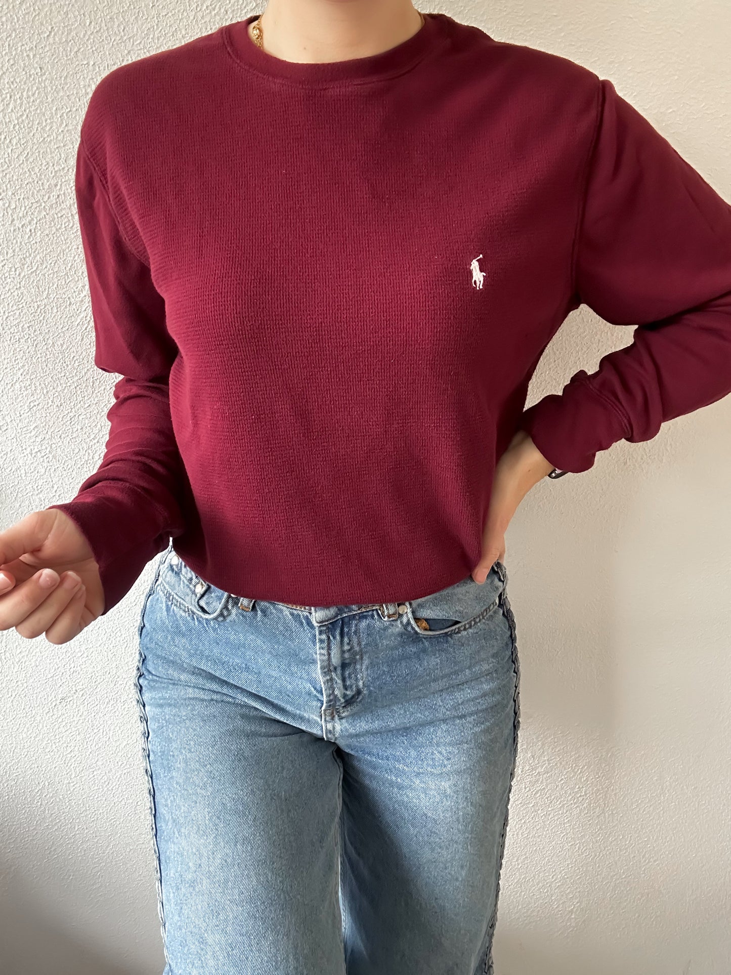 Ralph Lauren waffle knit L