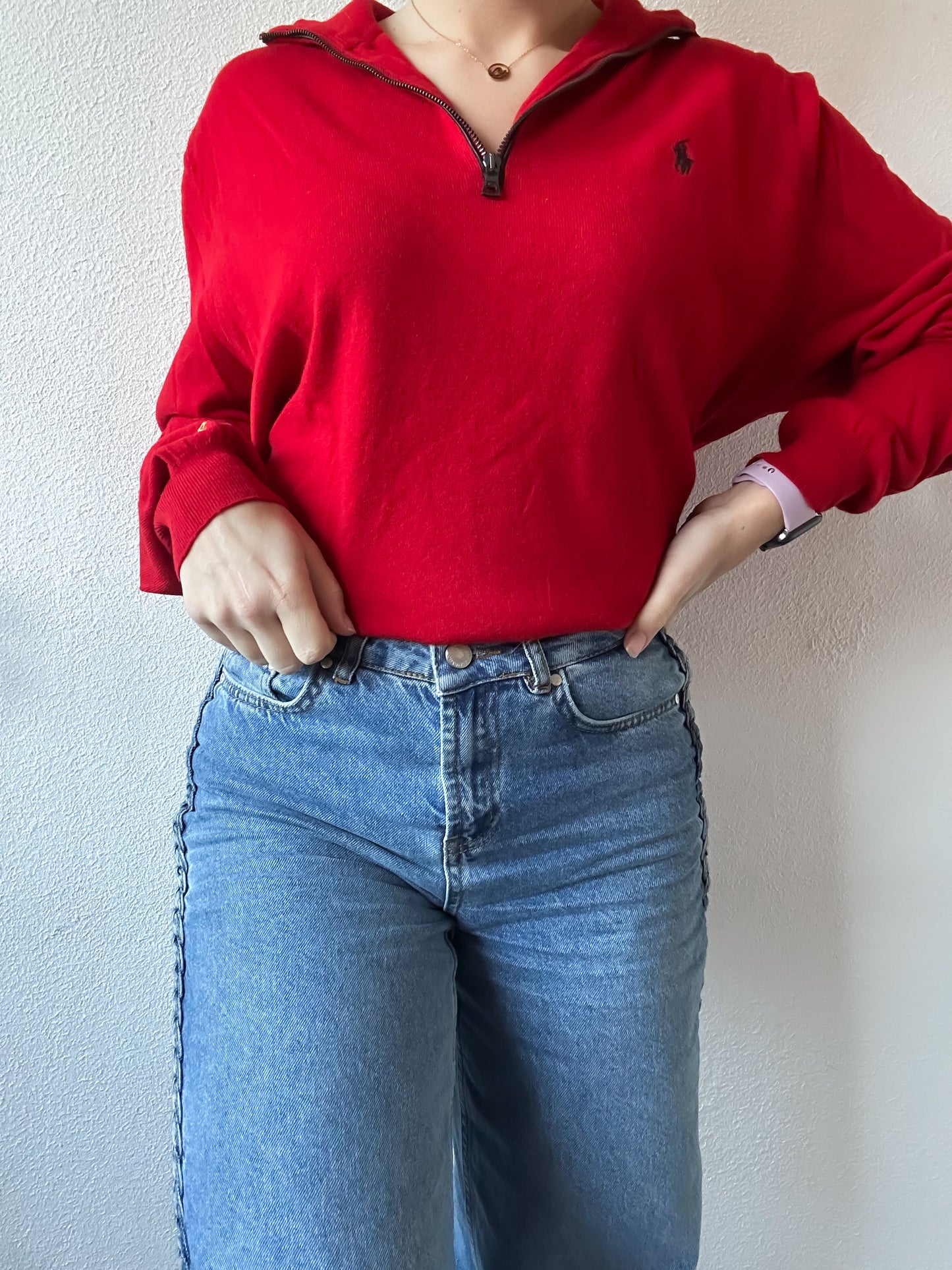 Ralph Lauren zip sweater M