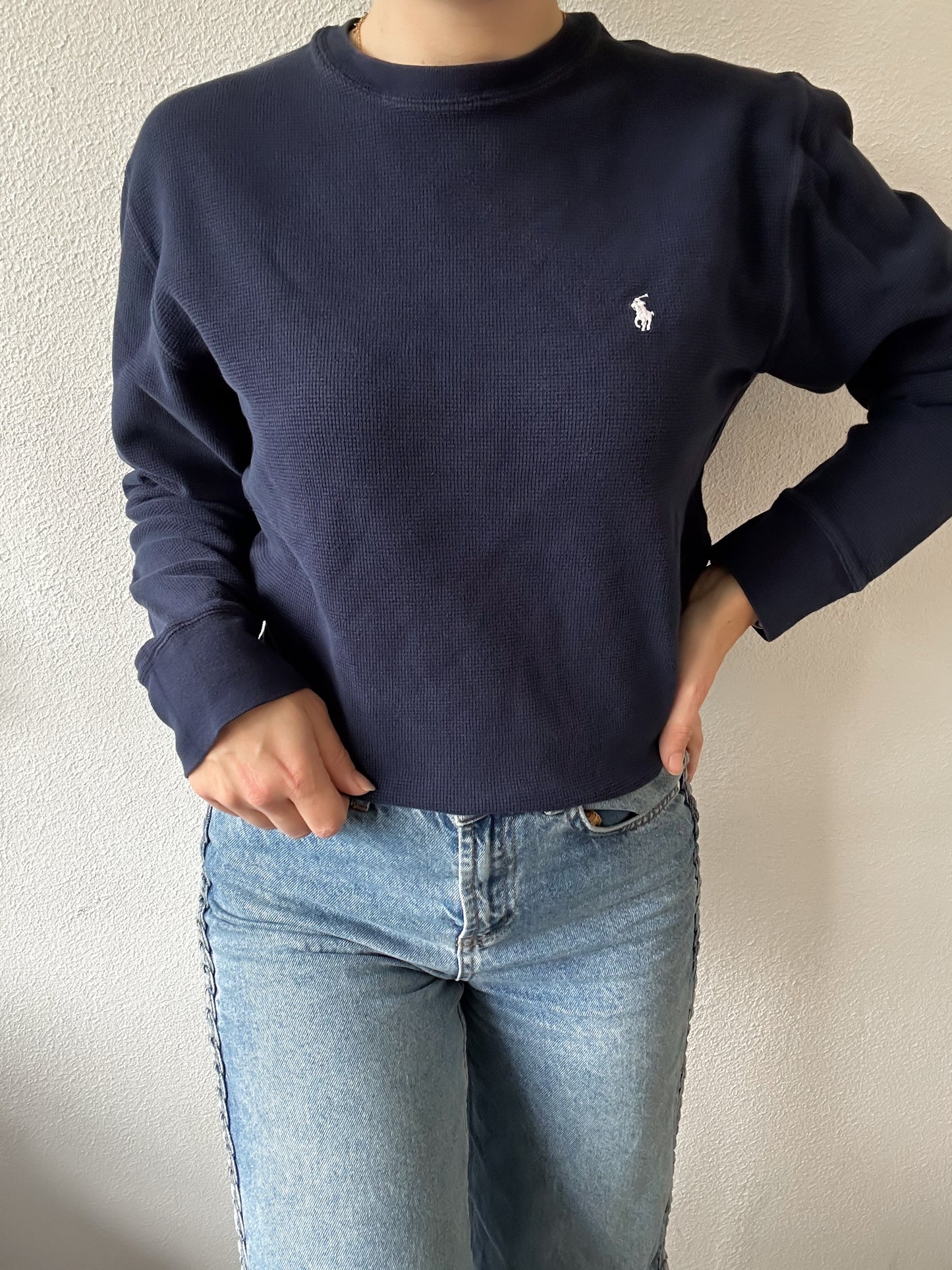 Ralph Lauren waffle knit L