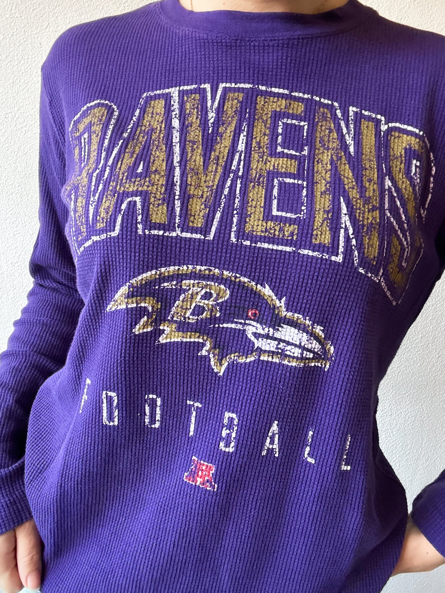 NFL Ravens waffle knit XL