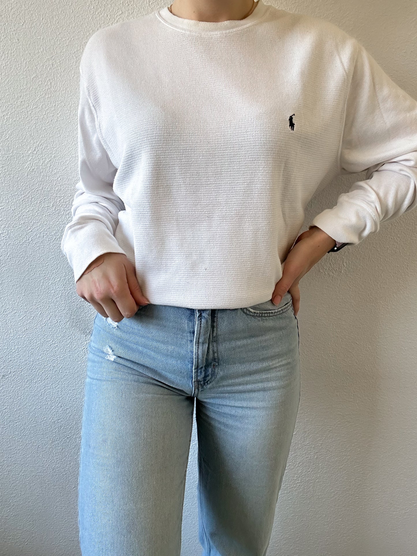 Ralph Lauren waffle knit XL