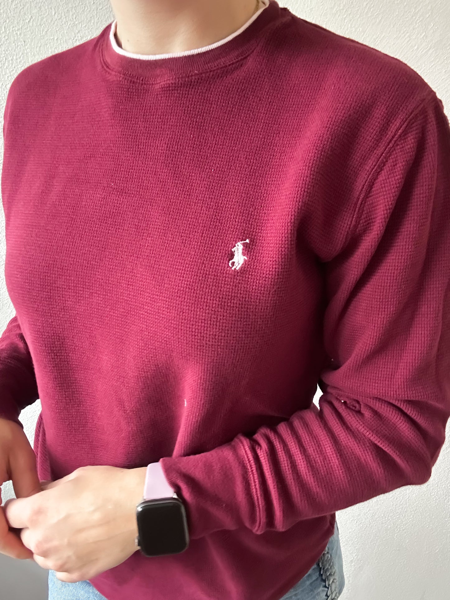 Ralph Lauren waffle knit S