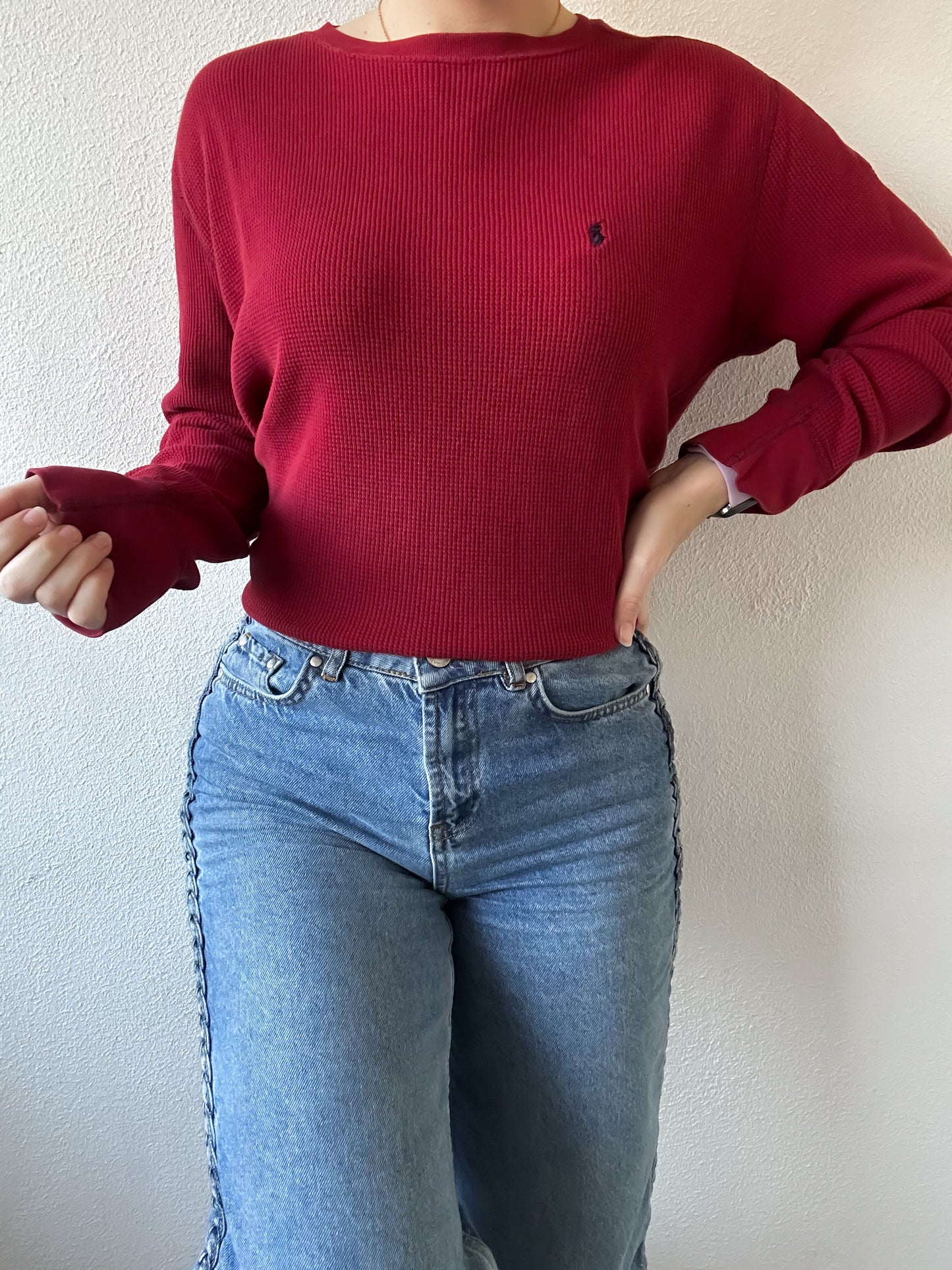 Ralph Lauren waffle knit M