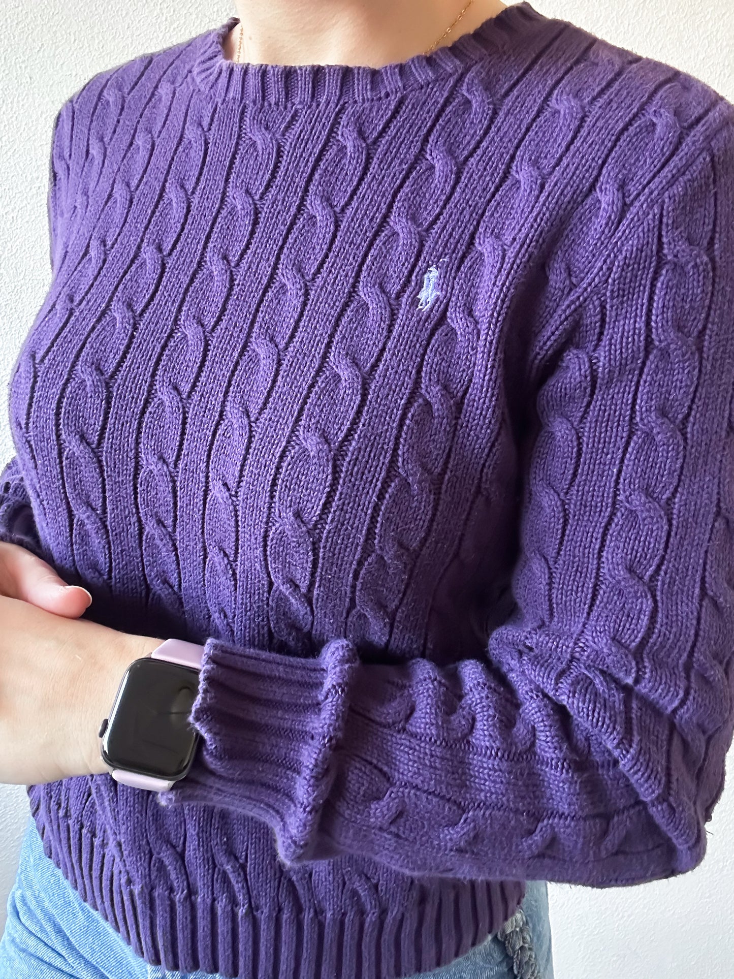 Ralph Lauren cable knit M