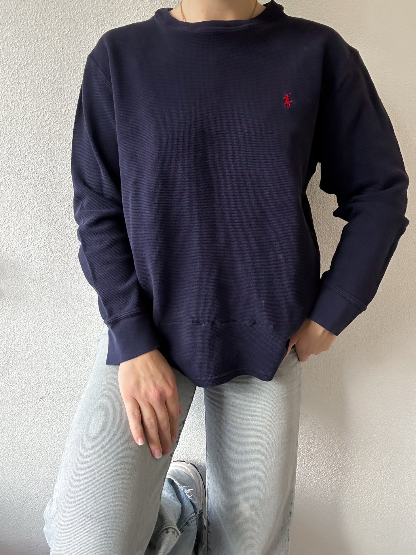 Ralph Lauren waffle knit L
