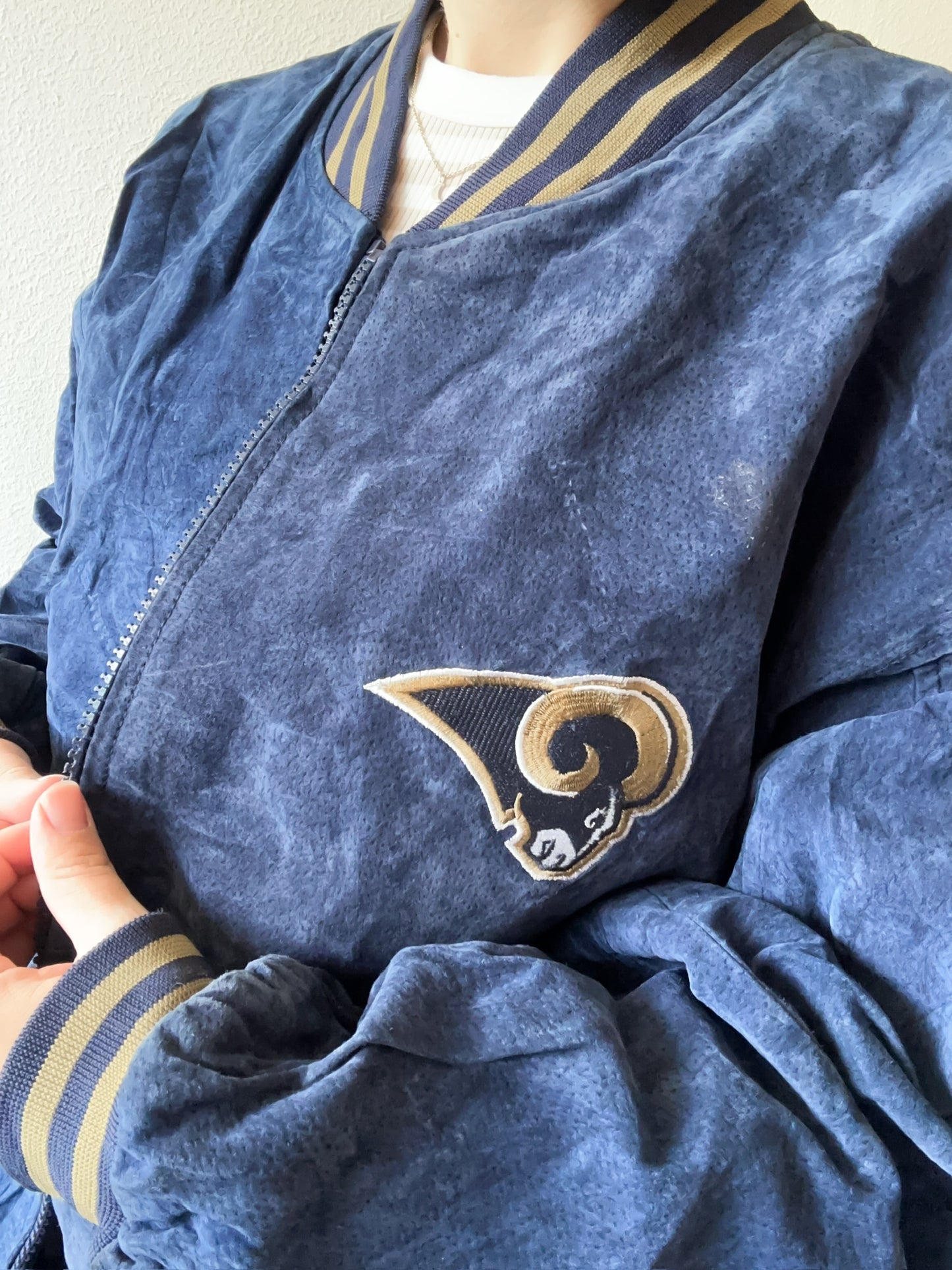Leren jas NFL Rams M