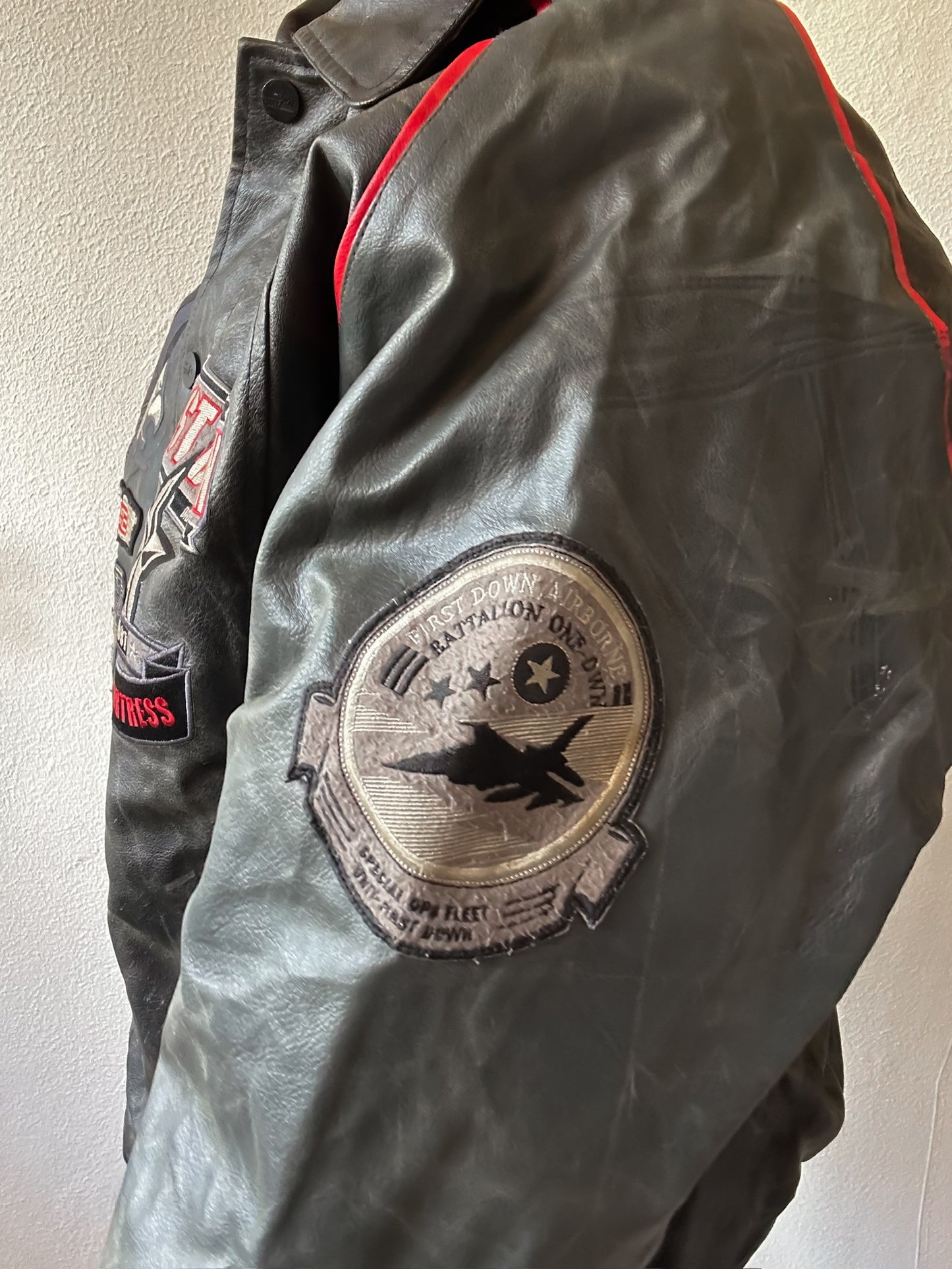 First Down leather jacket L