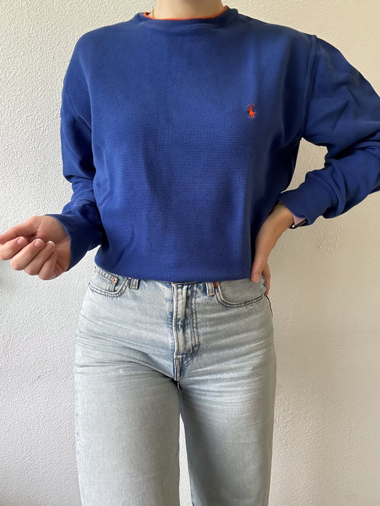 Ralph Lauren waffle knit XL