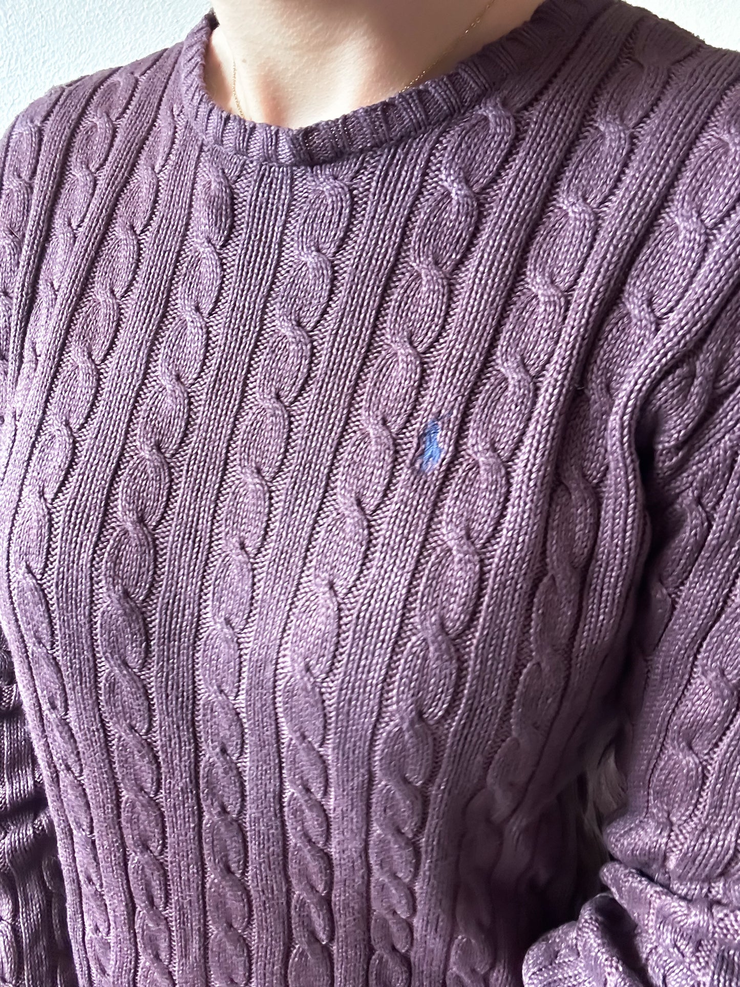 Ralph Lauren cable knit M