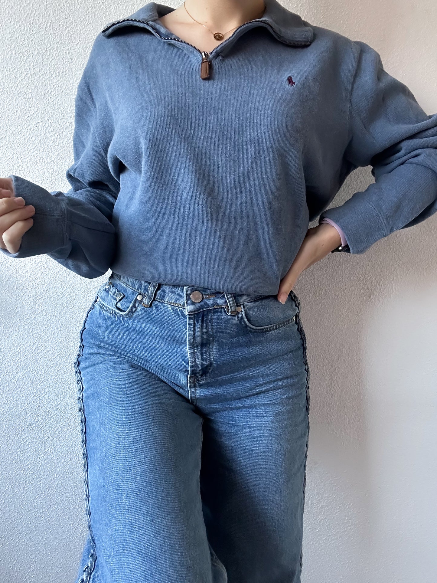 Ralph Lauren zip sweater L
