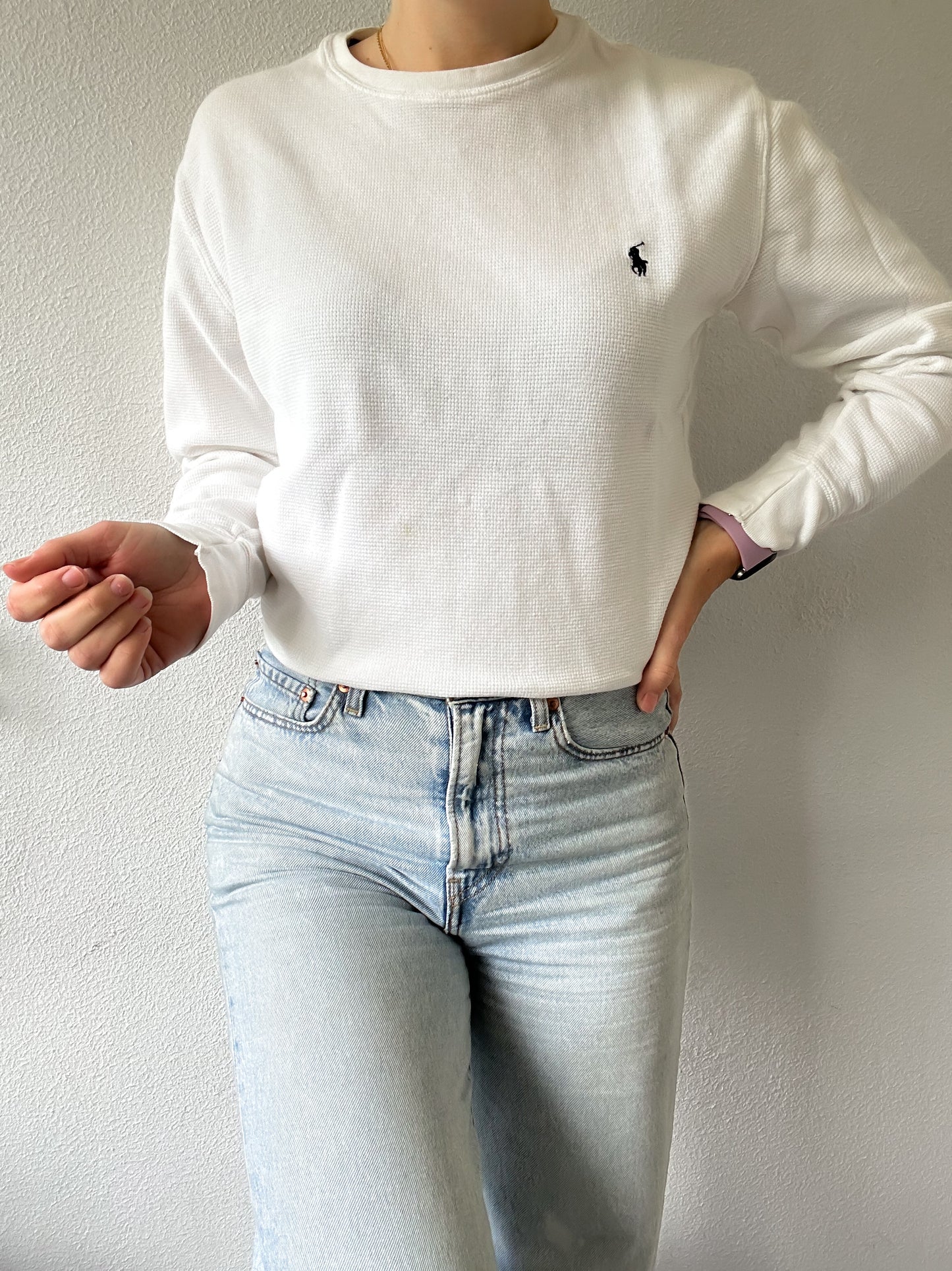 Ralph Lauren waffle knit S