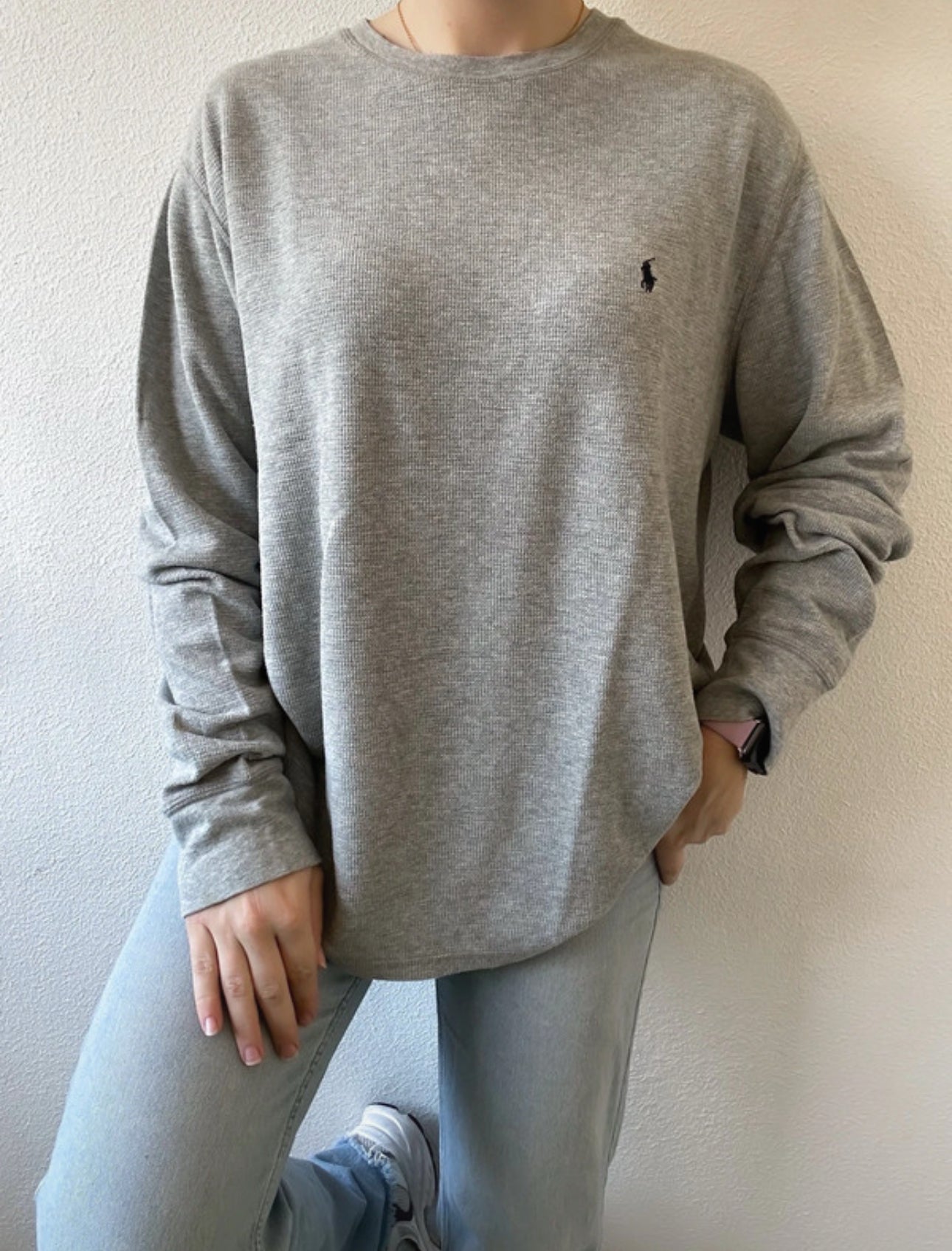 Ralph Lauren waffle knit XL