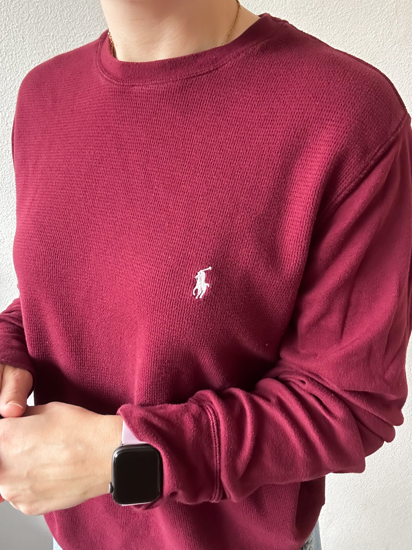 Ralph Lauren waffle knit L